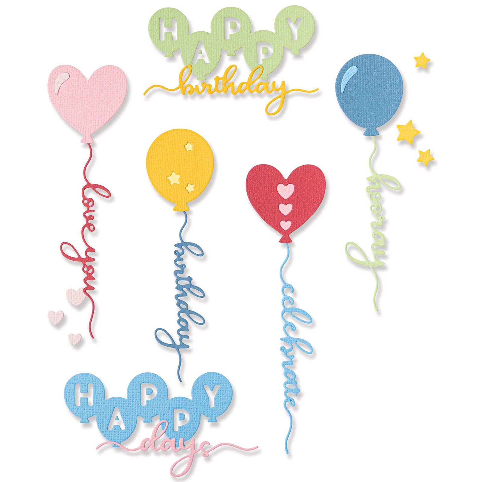 Sizzix • Thinlits Die Set Balloon Occasions 