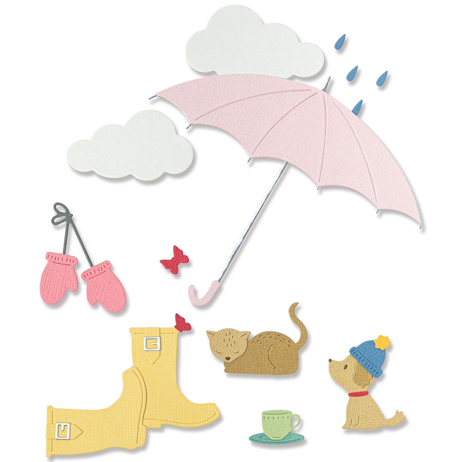 Sizzix • Thinlits Die Set Rainy Day 