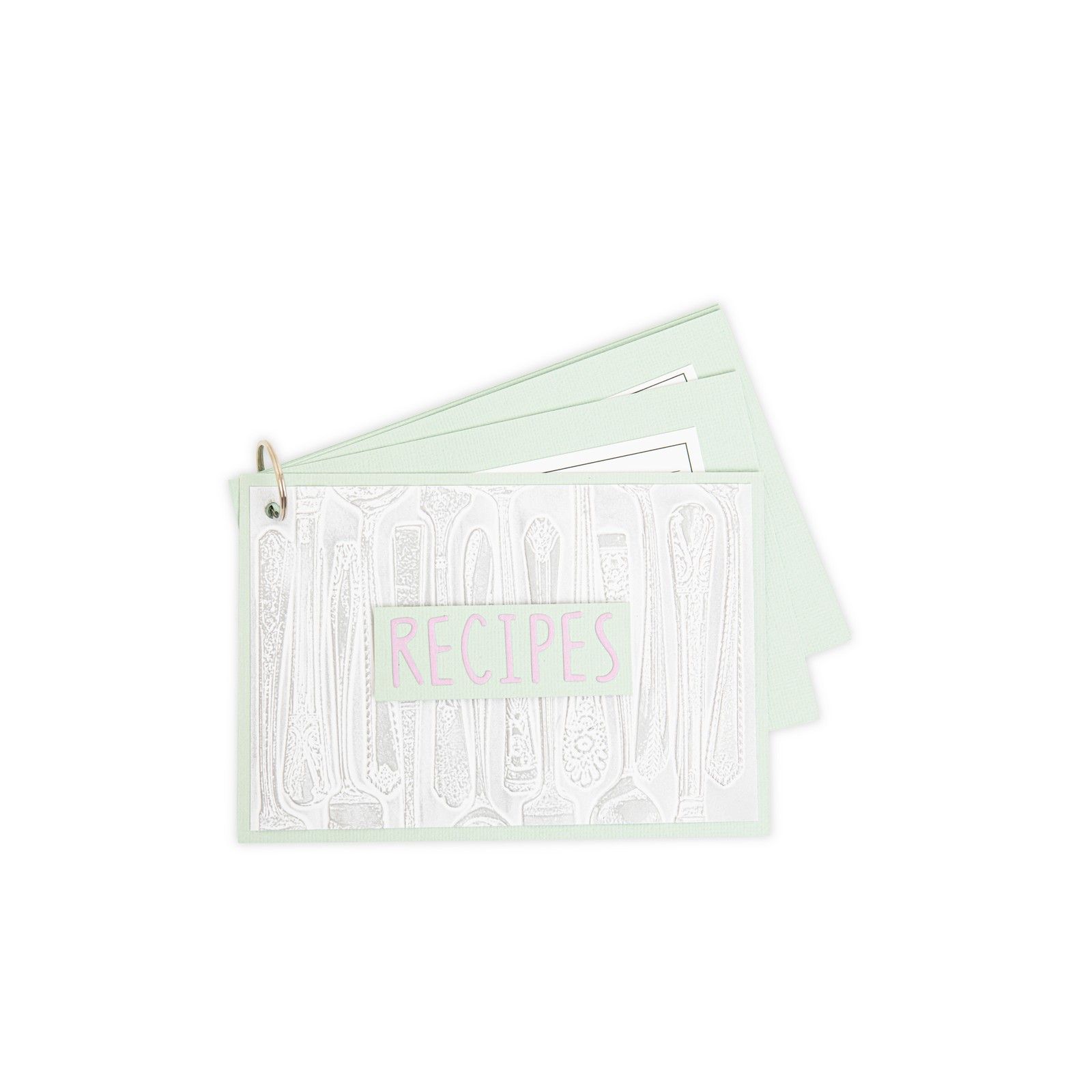 Sizzix - 3D Textured Impressions - Embossing Folders - Silverware