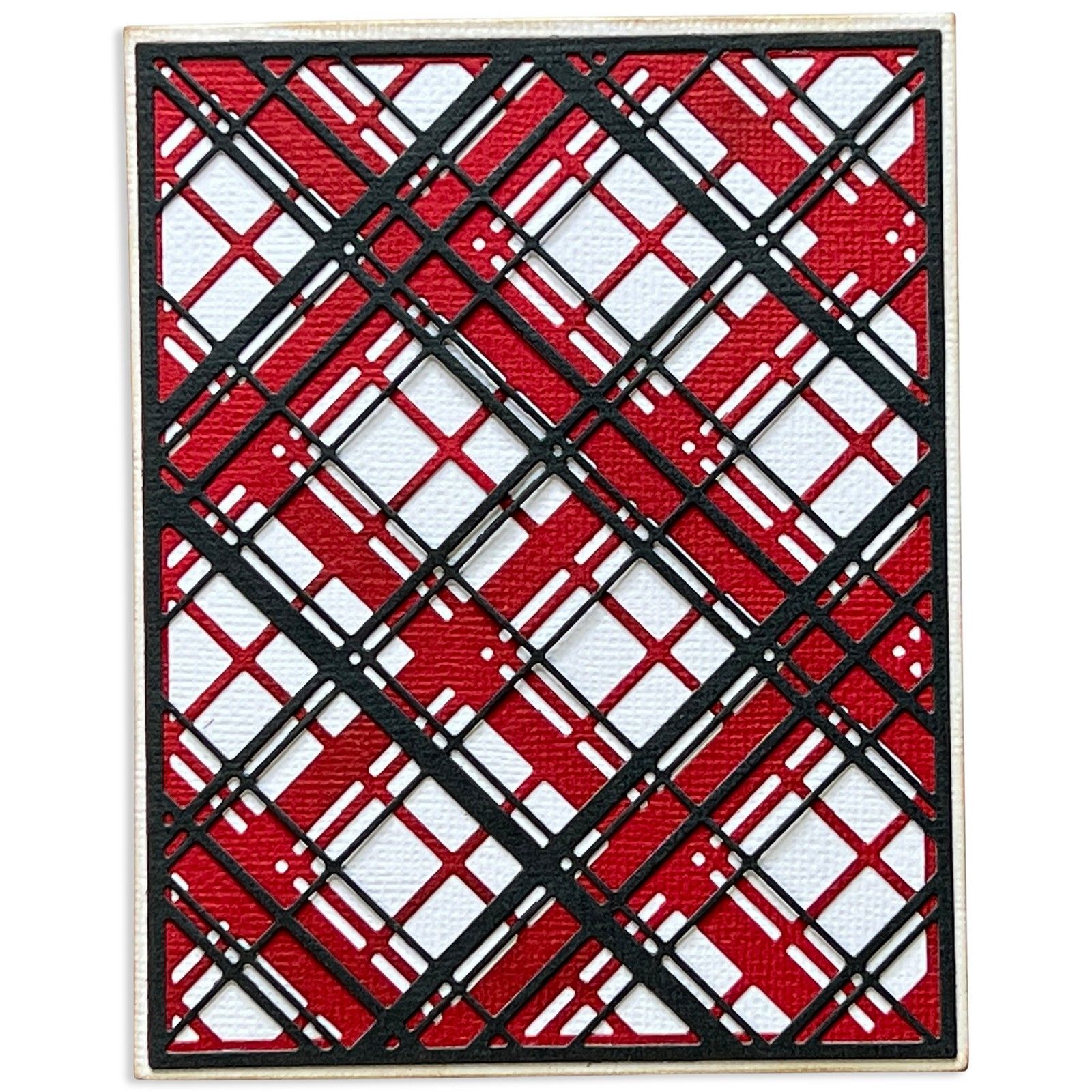 Sizzix • Thinlits Die Set Layered Plaid 3pieces