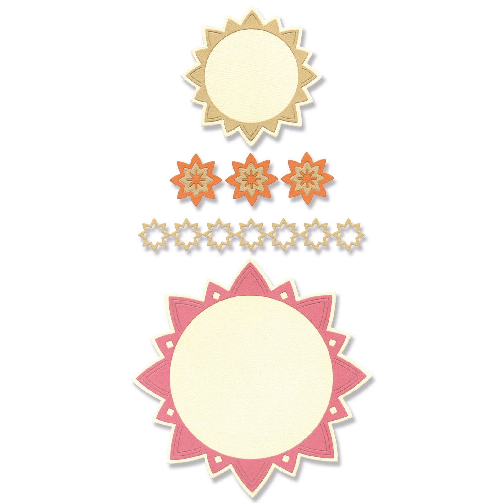 Sizzix • Thinlits Die Set Geo Frames & Borders 10piezas