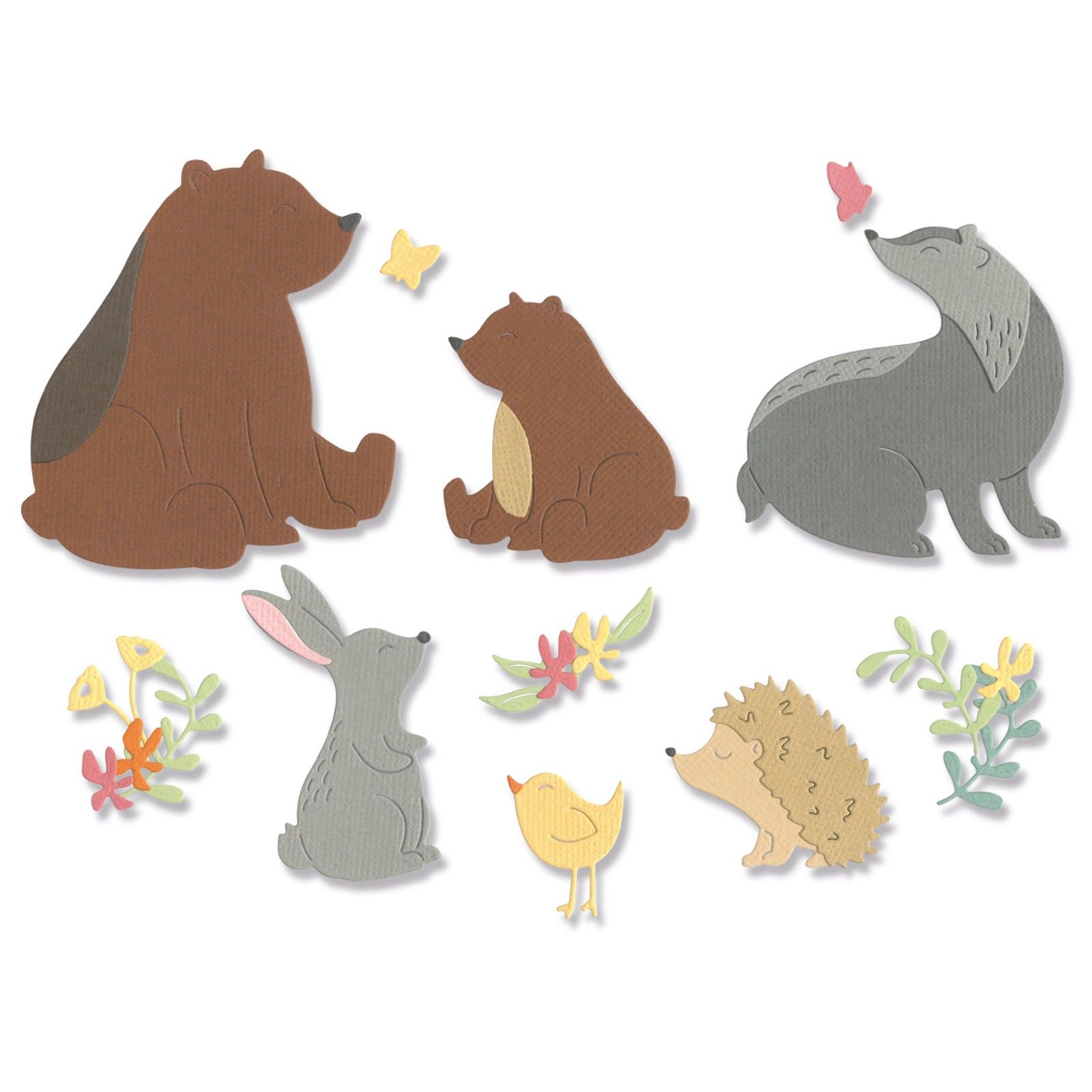 Sizzix • Thinlits Die Set Nature Friends 11pezzi