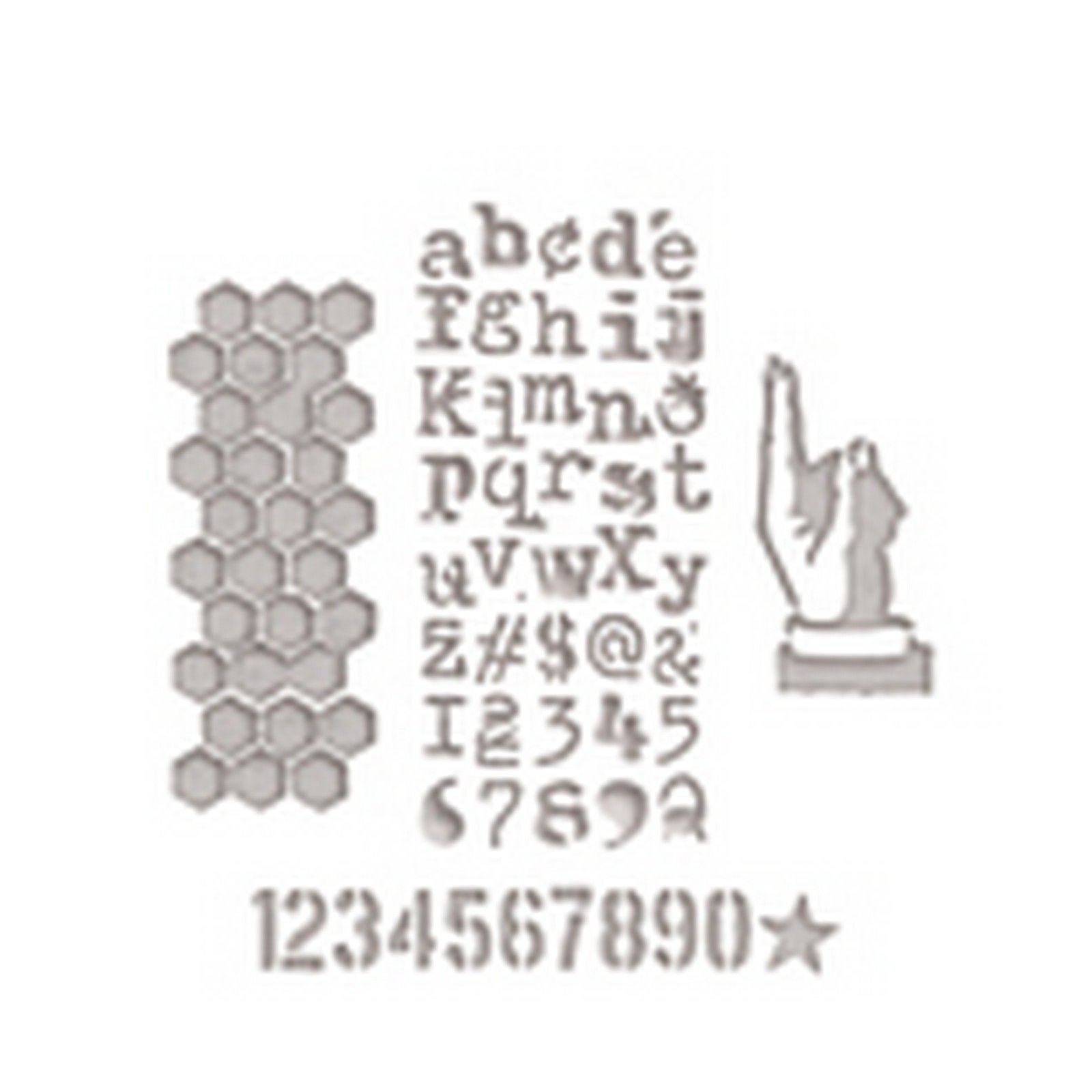 Sizzix • Thinlits Die Set 4pcs Mixed Media Madness by Tim Holtz