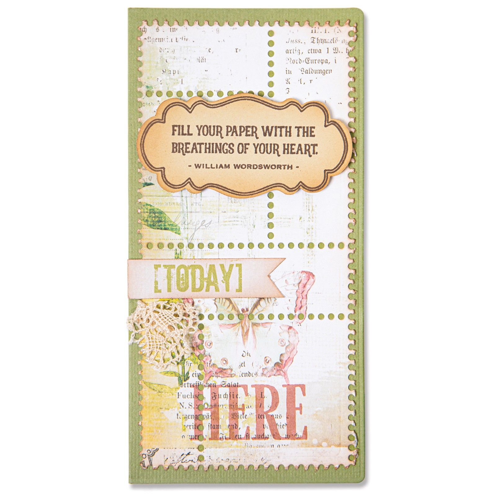 Sizzix • Thinlits Die Set Mini Slimline & Tickets by Eileen Hull