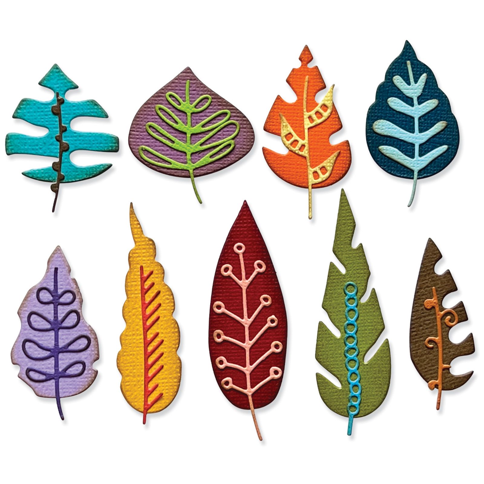 Sizzix • Tim Holtz Thinlits Die Set Artsy Leaves