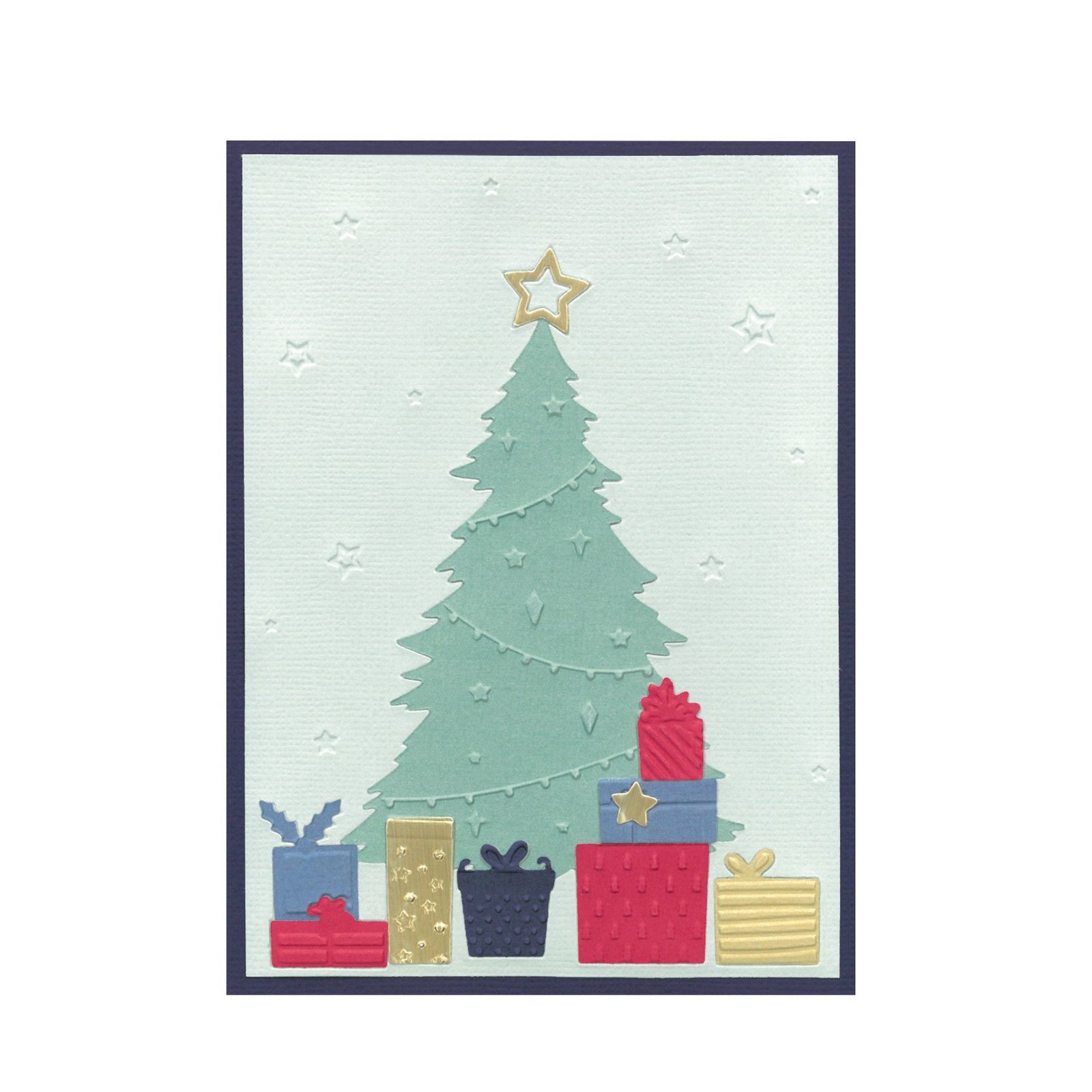 Sizzix • Thinlits Die Set With Embossing Folder Sparkle Tree