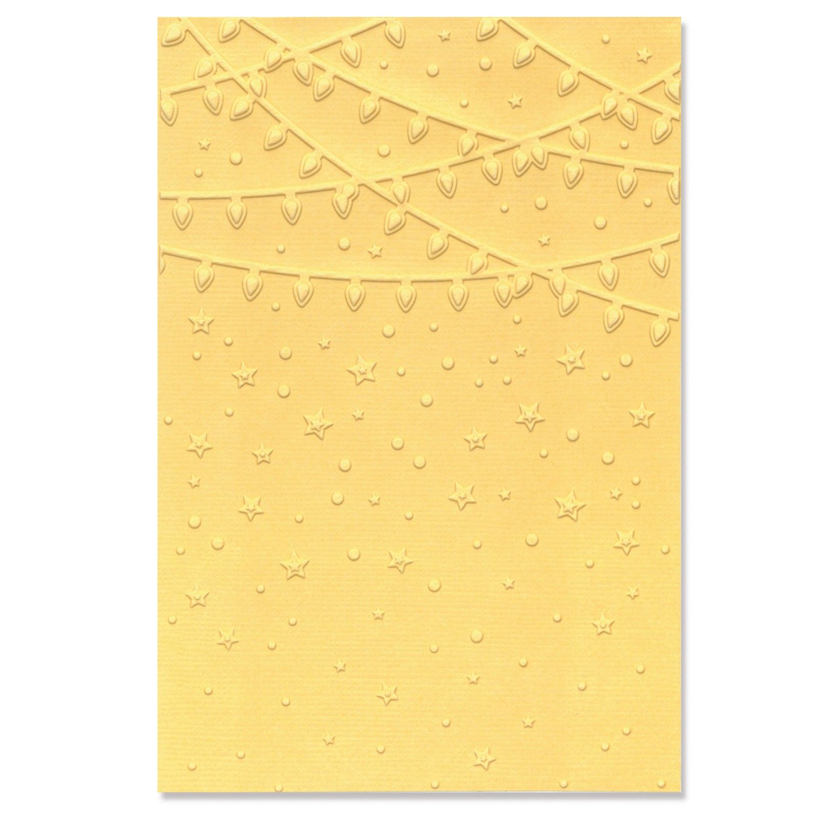 Sizzix • Multi-Level Textured Impressions Cartella per Goffratura Stars and Lights