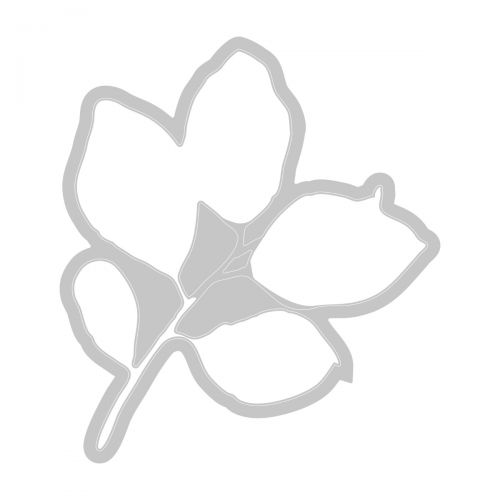 Sizzix • Clear Stamps Set A5 with Framelits Die Painted Pencil Leaves