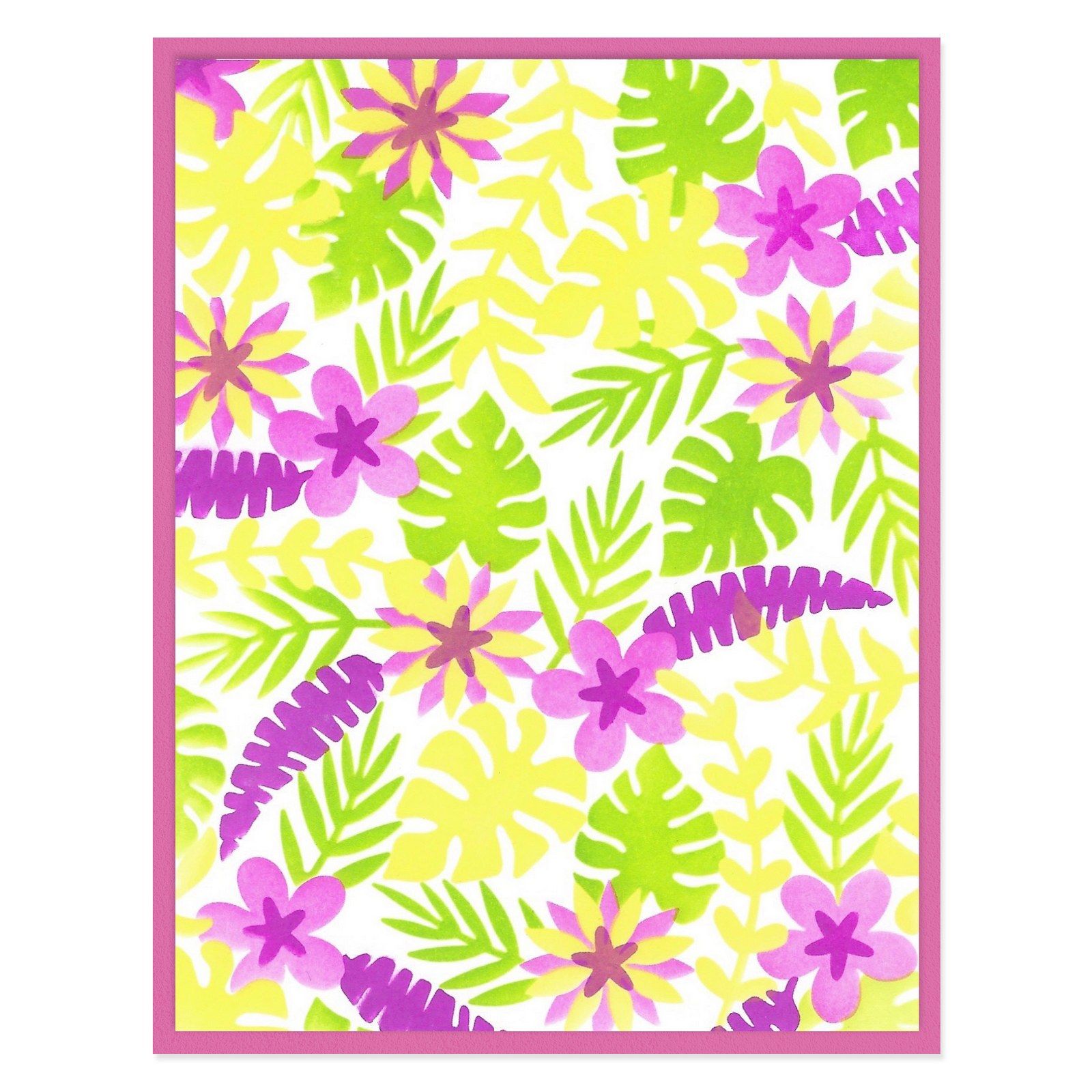 Sizzix • Layered Stencils It's a Jungle Out There 4pcs