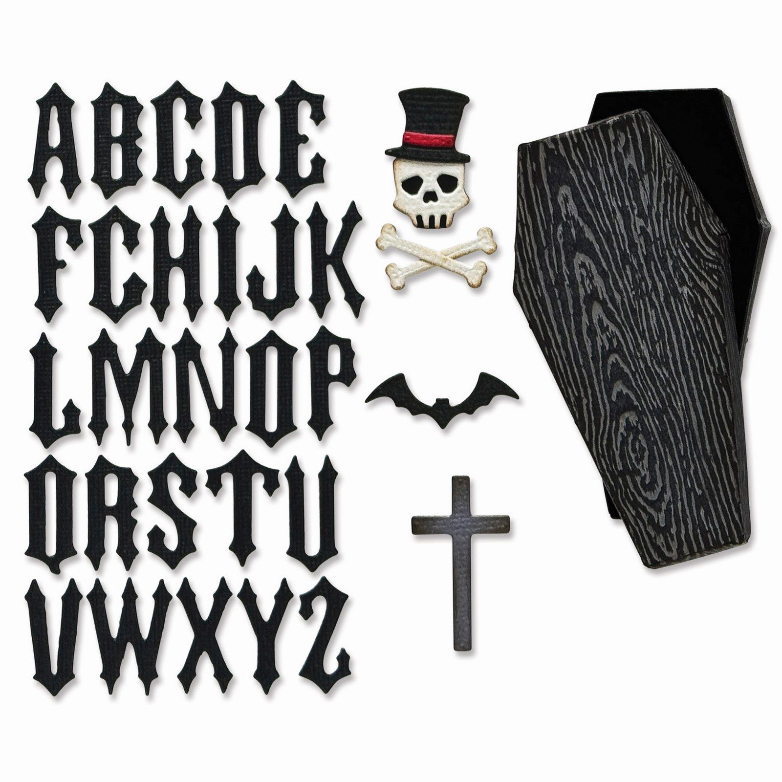 Sizzix • Tim Holtz Thinlits Die Vault Coffin Box 3pcs