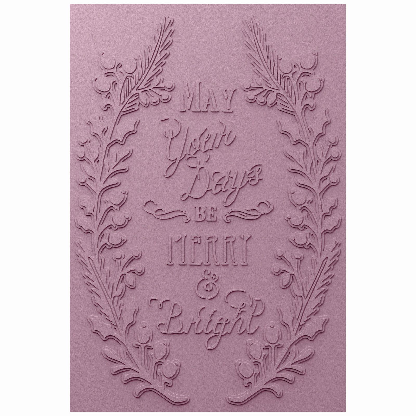 Sizzix • 3D Textured Impressions Embossing Folder Merry & Bright