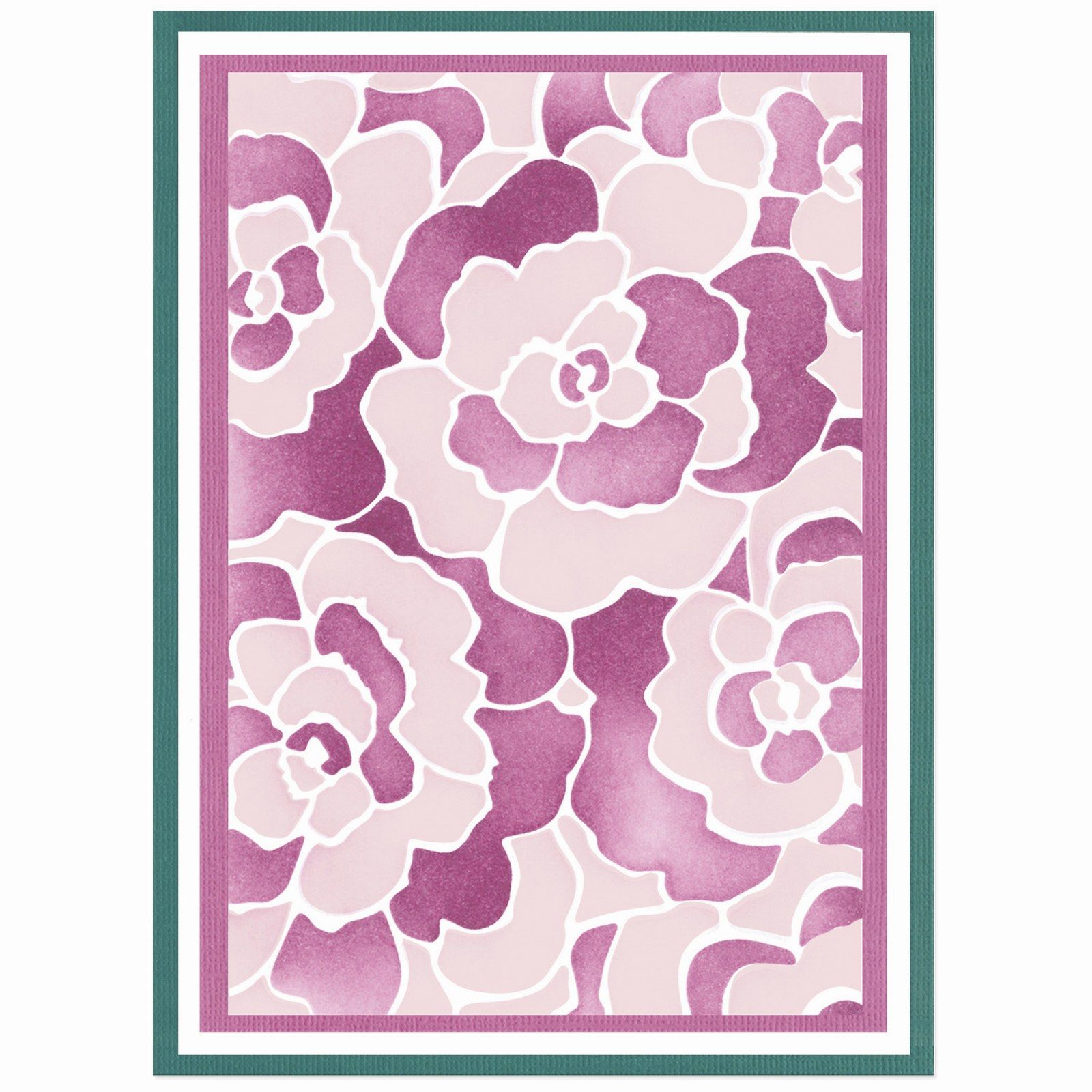 Sizzix • Cosmopolitan Stencil A6 Sunday in The Park Nr.2 2pcs
