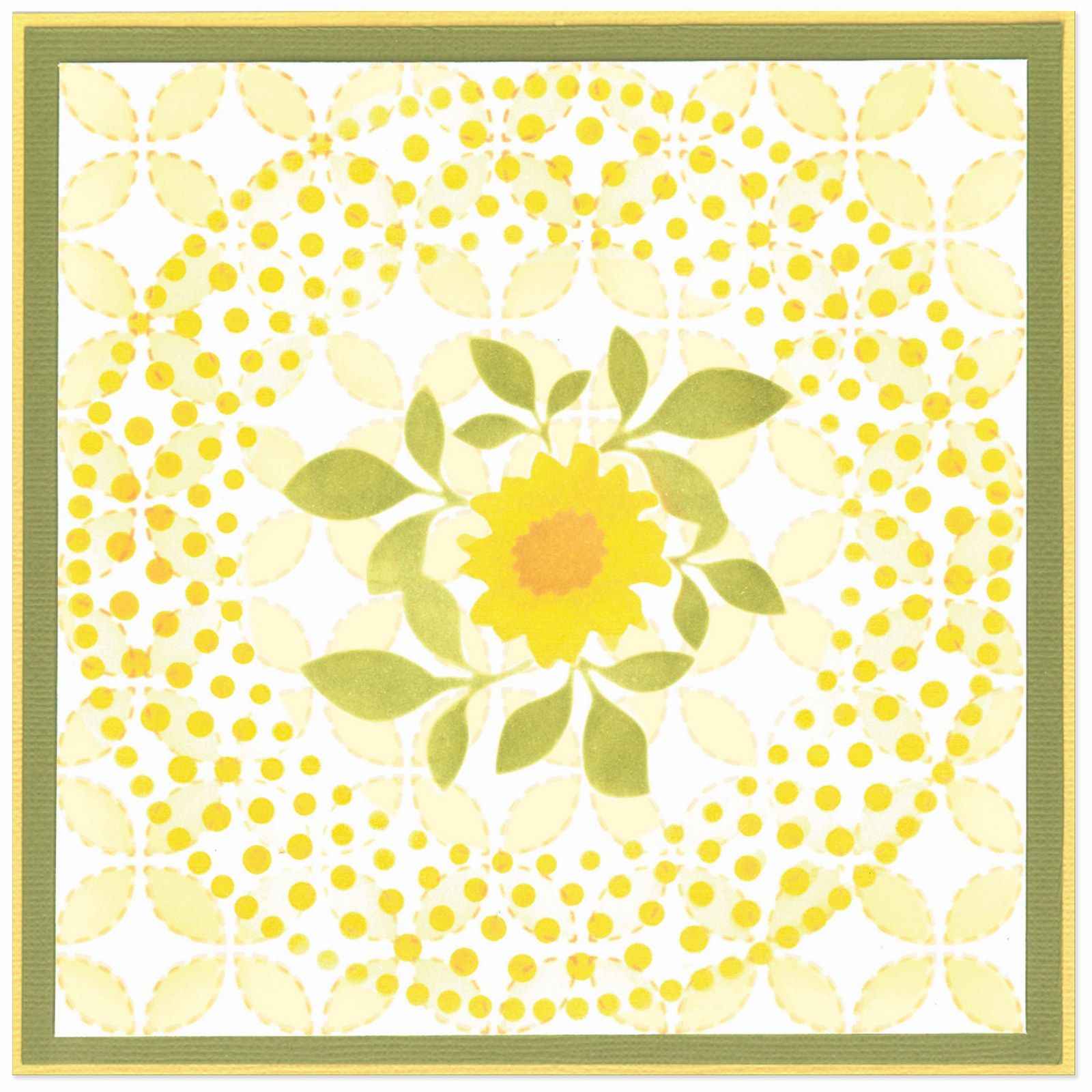 Sizzix • Layered Stencils Plate & Pattern 4pcs