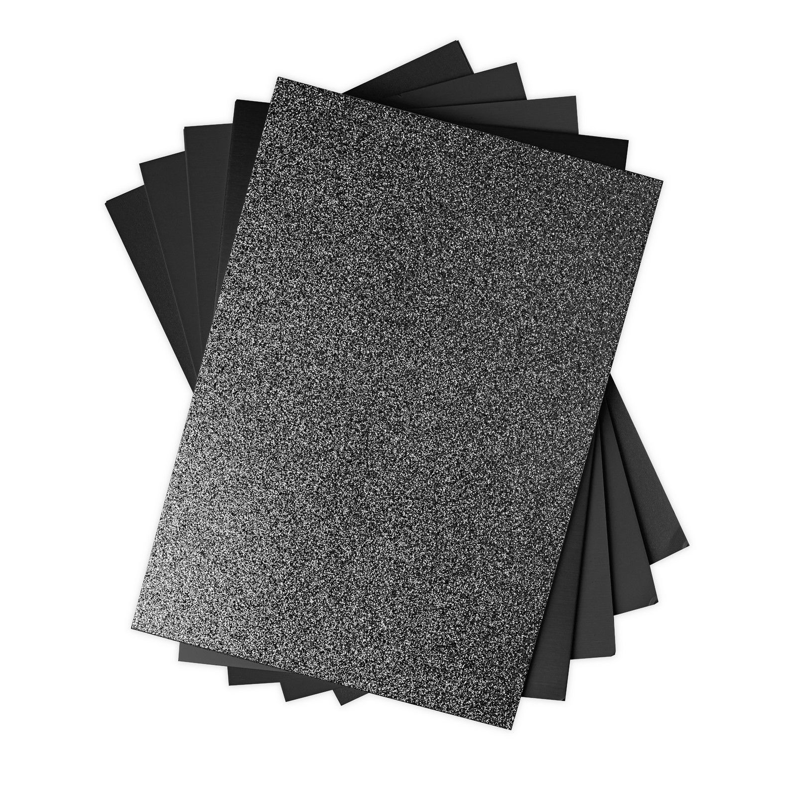 Sizzix • Tim Holtz Surfacez Opulent Cardstock 20.32x29.21cm Black 50 Sheets