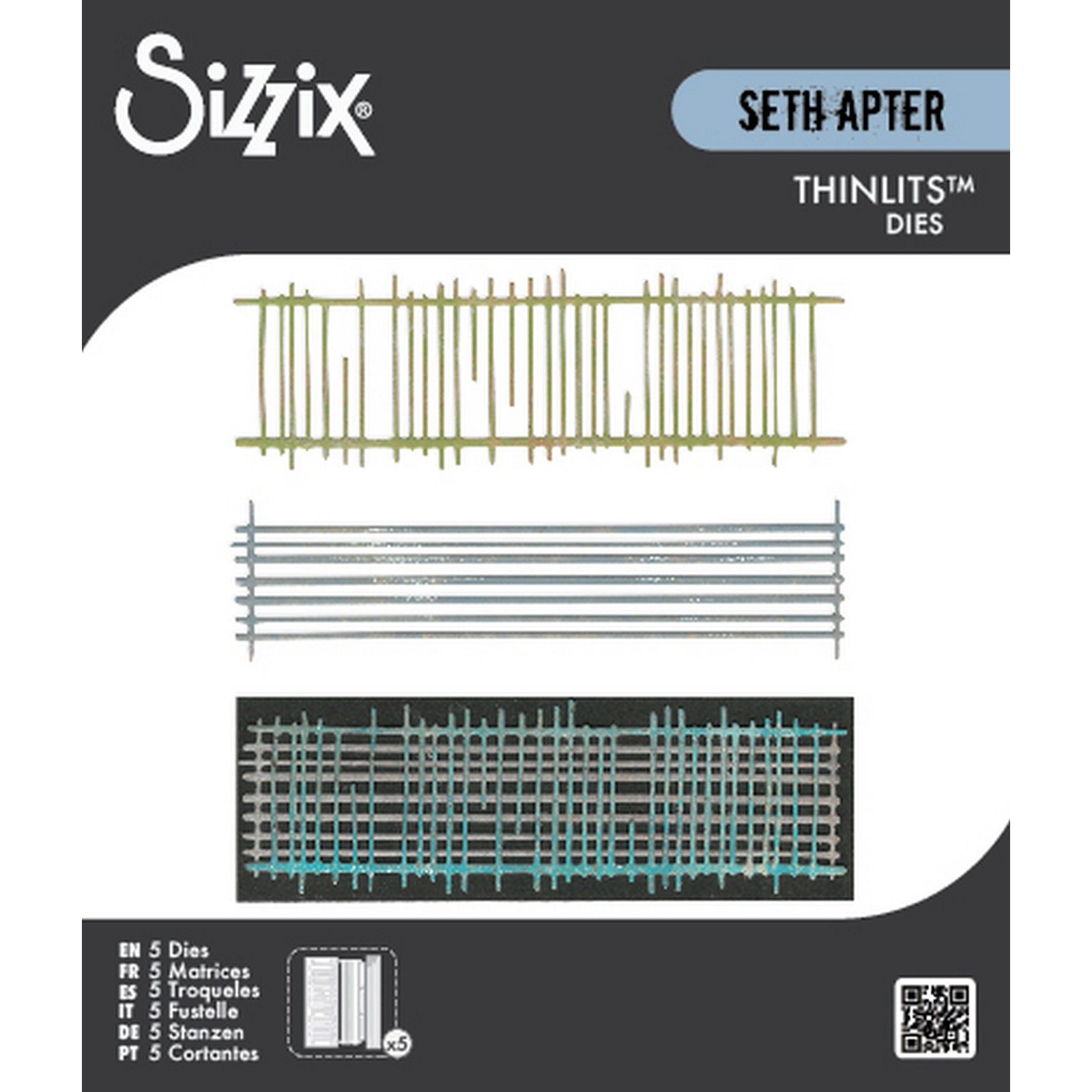Sizzix • Thinlits Die Set 5pcs Tracks by Seth Apter