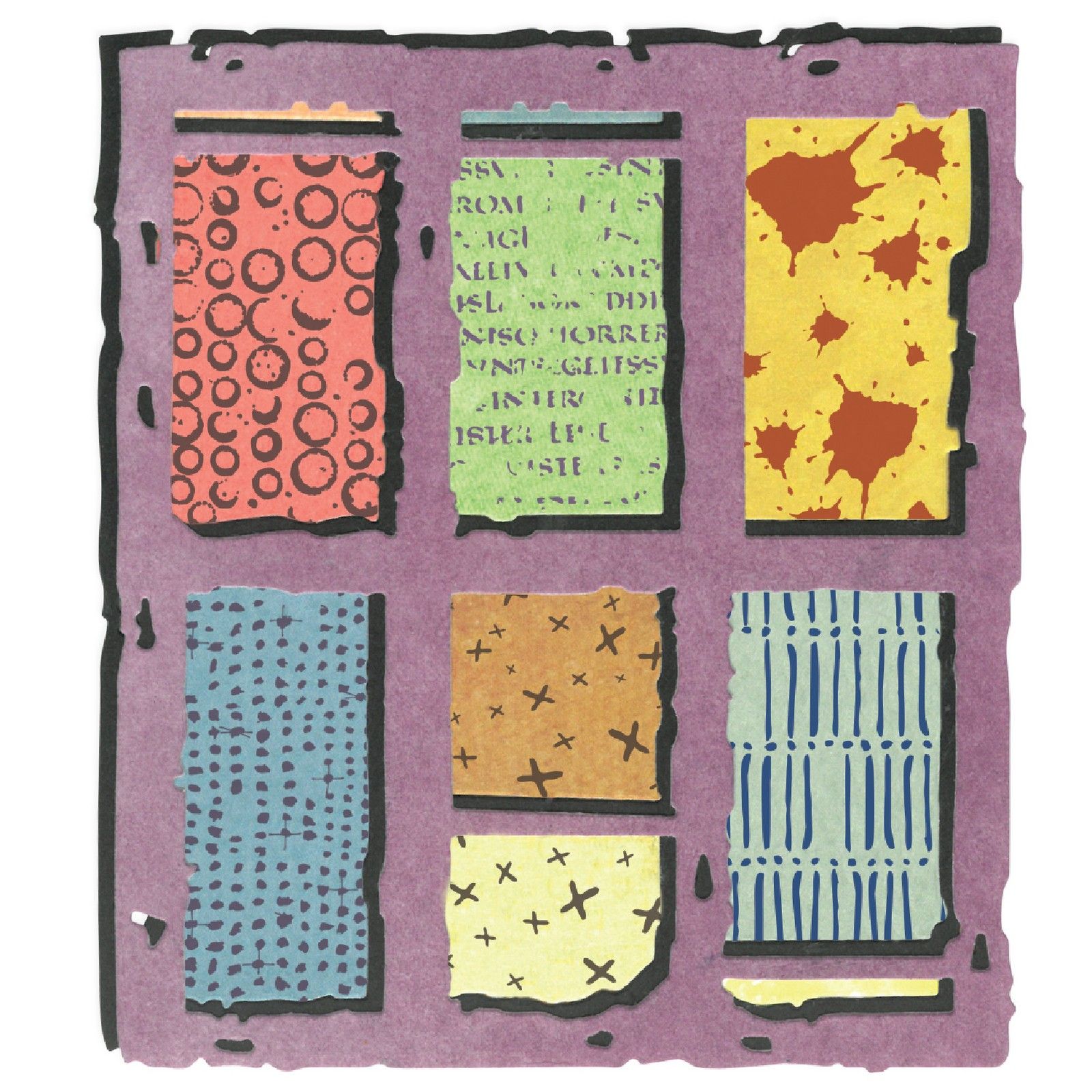 Sizzix • Thinlits Die Set 2pcs w/6pcs Stamps Viewfinder by Seth Apter