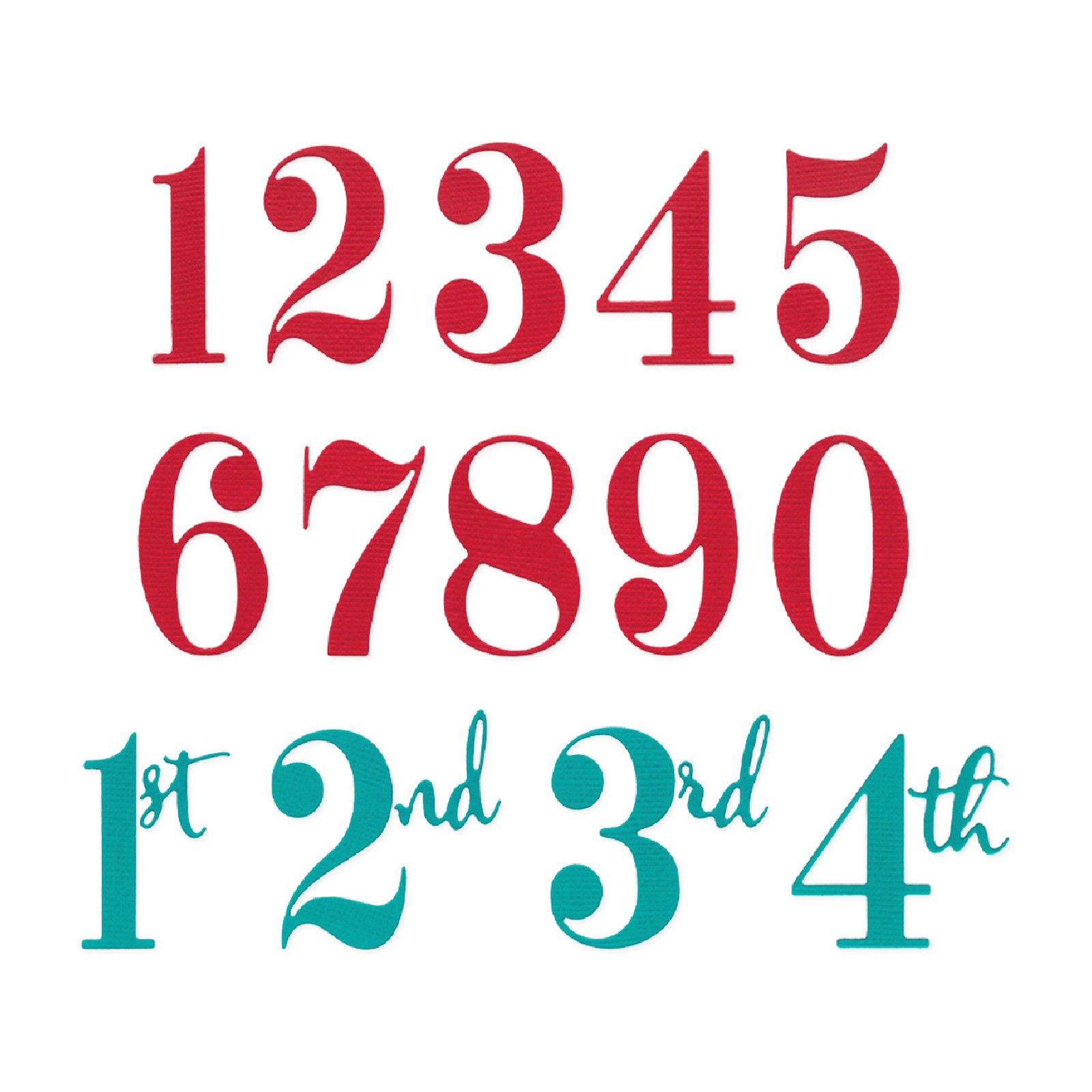 Sizzix • Thinlits Die Set Grand Numbers