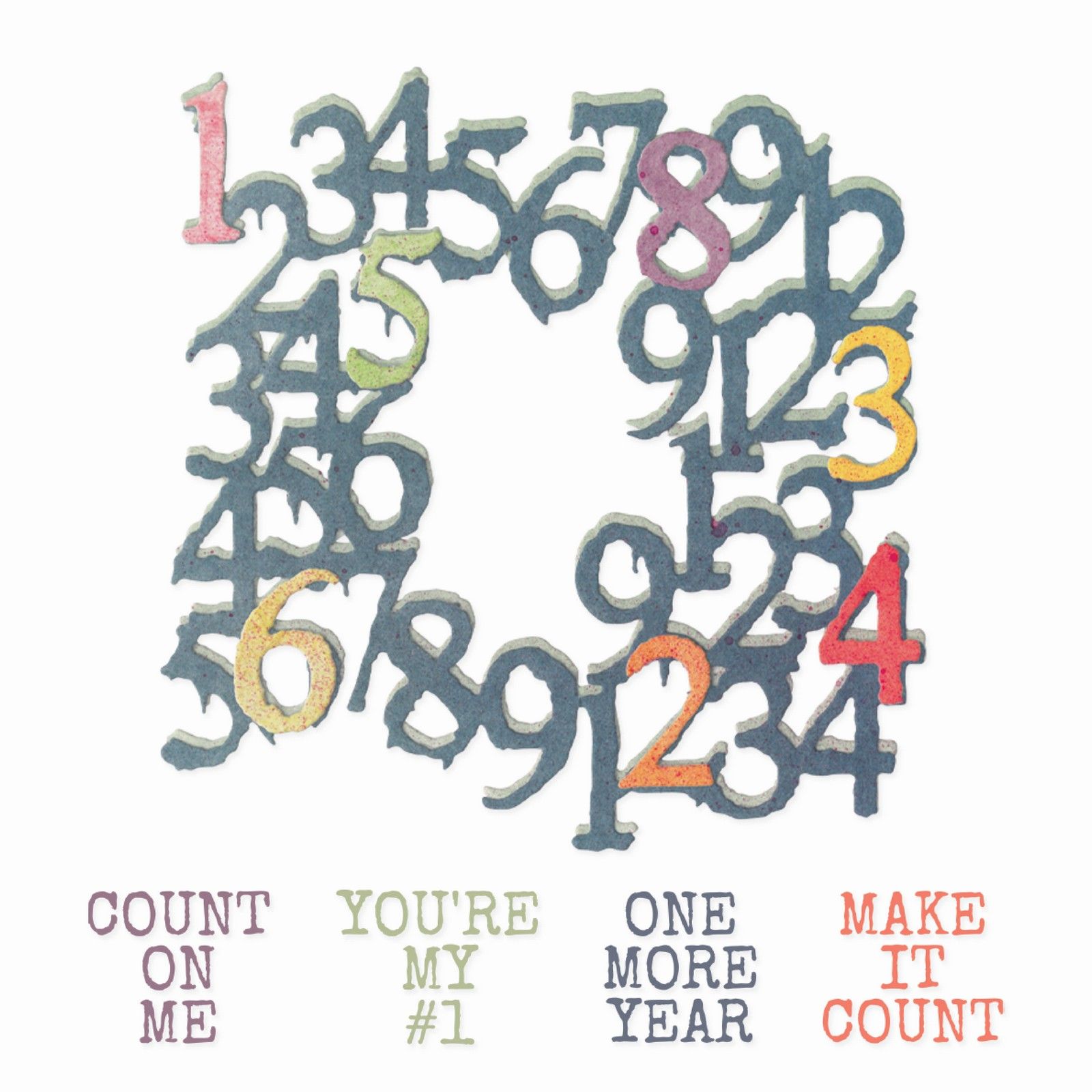 Sizzix • Thinlits Die Set Stamps Recount by Seth Apter 14pcs