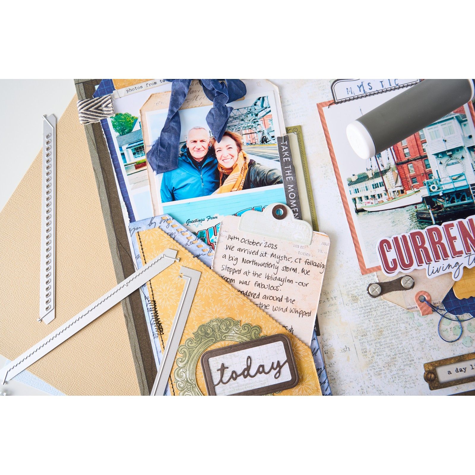 Sizzix • Thinlits Die Set Snap and Swap Slanted Pocket by 49 and Market 9pcs