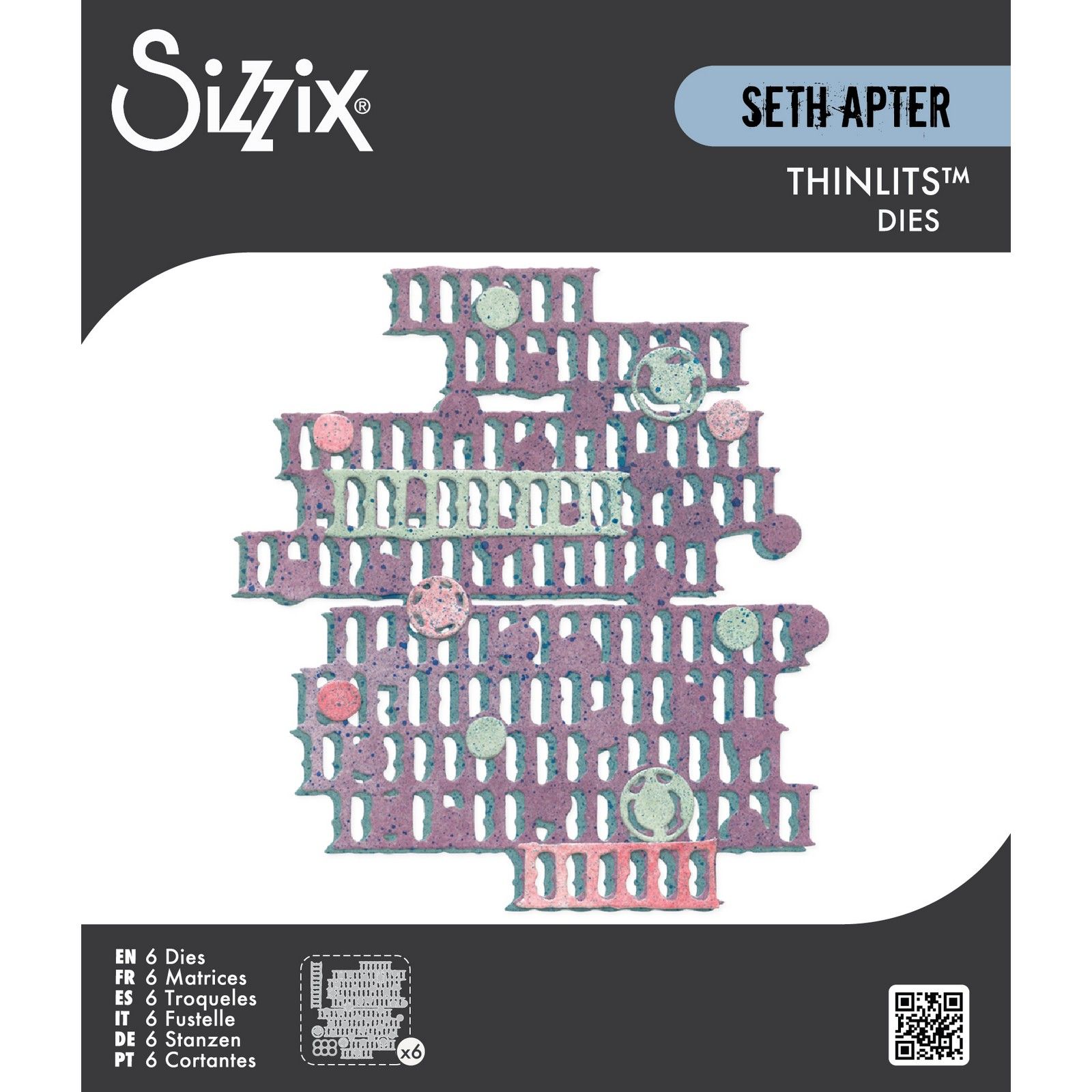 Sizzix • Thinlits Die Set Stackers by Seth Apter 6pcs