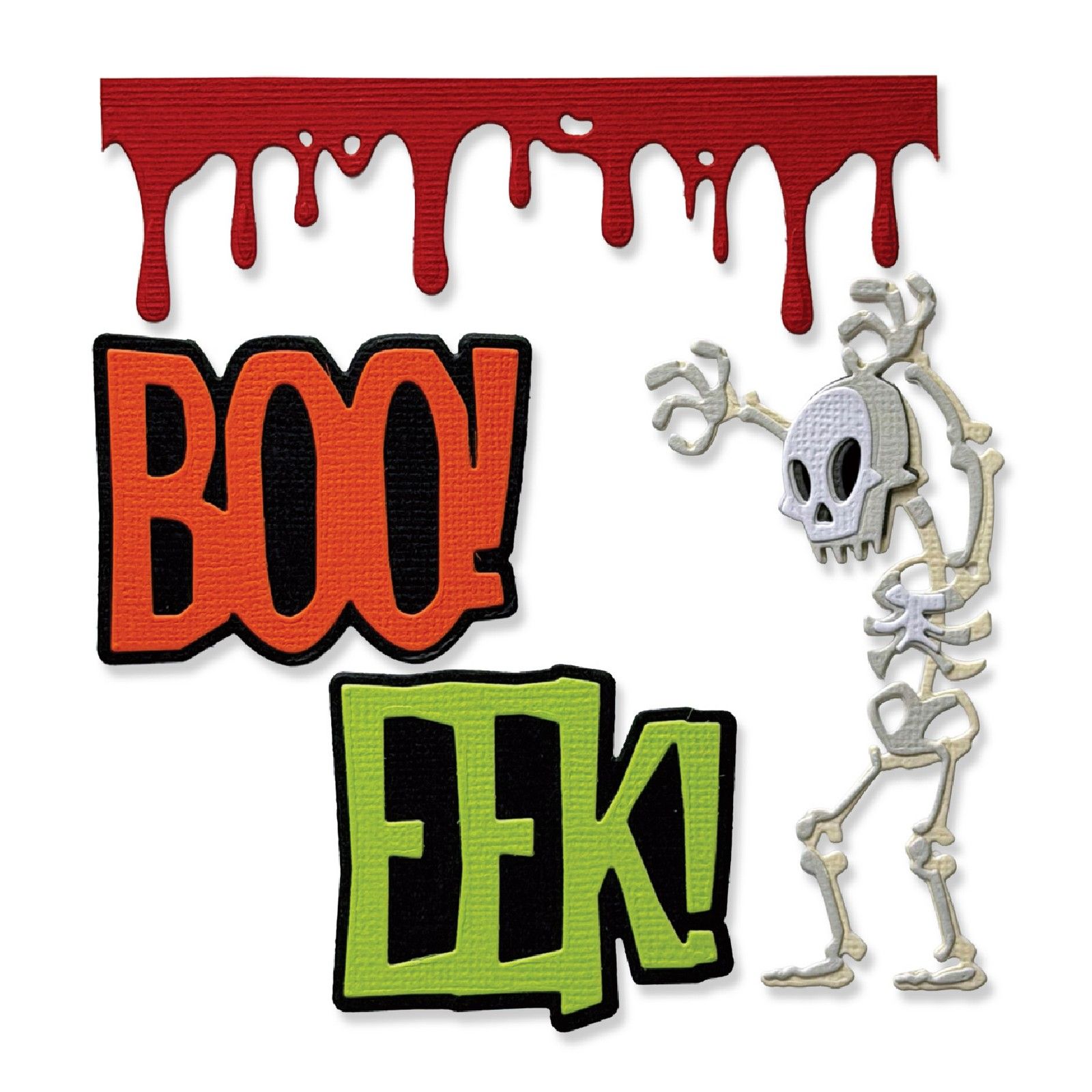 Sizzix • Vault Thinlits Die Set Frights & Bones by Tim Holtz 10pcs