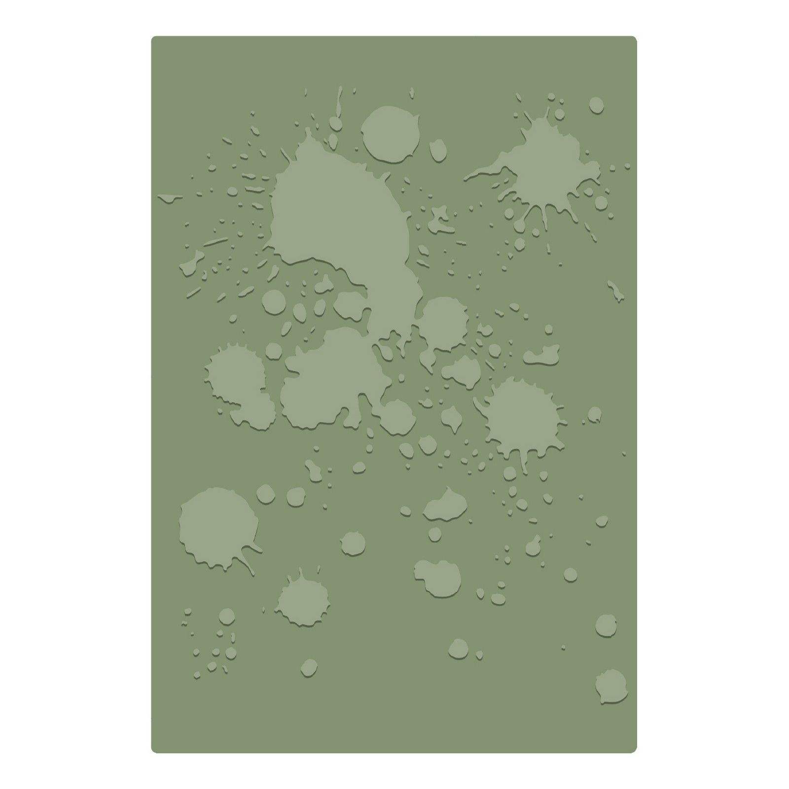 Sizzix • Vault 2D Texture Fades Embossing Folder A5 Ink Splats by Tim Holtz