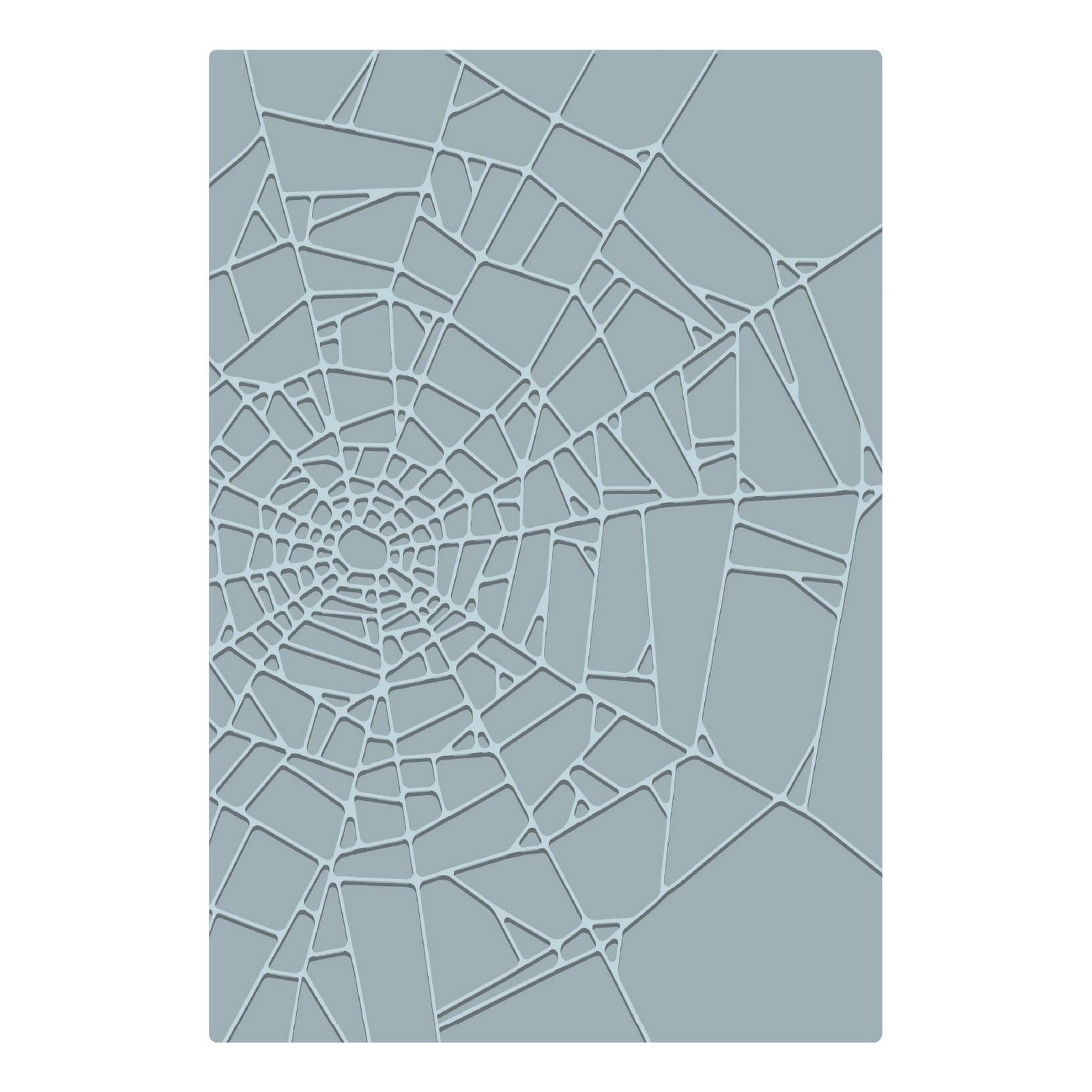 Sizzix • Vault 2D Texture Fades Embossing Folder A5 Cobweb by Tim Holtz