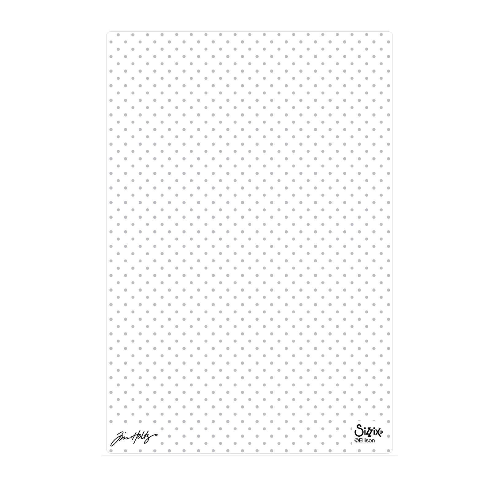 Sizzix • Vault 2D Texture Fades Embossing Folder A5 Dots by Tim Holtz