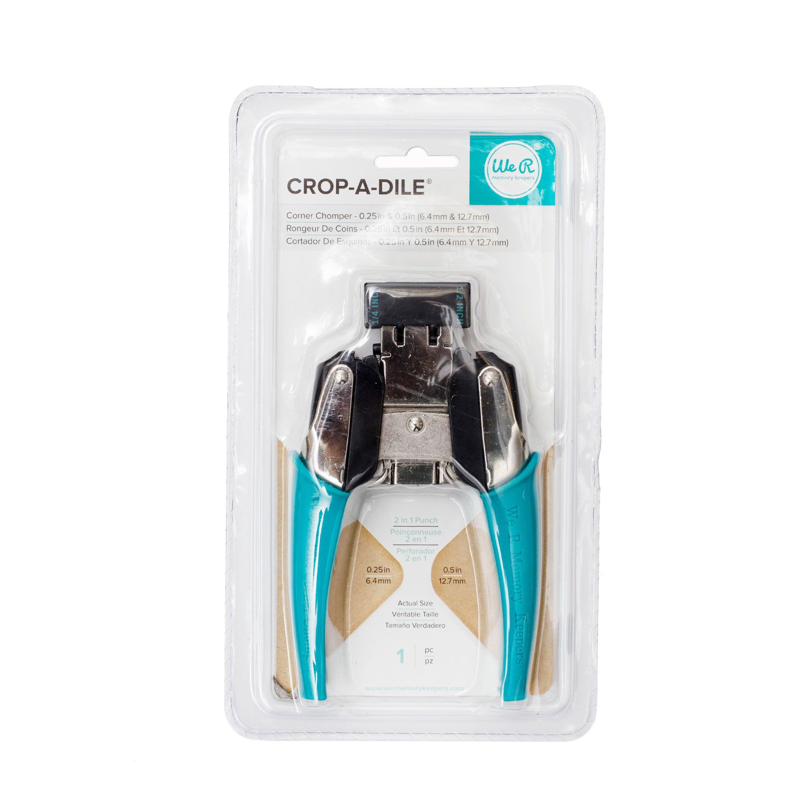 We R Makers • Crop-A-Dile Corner Chomper Tool 2 in 1