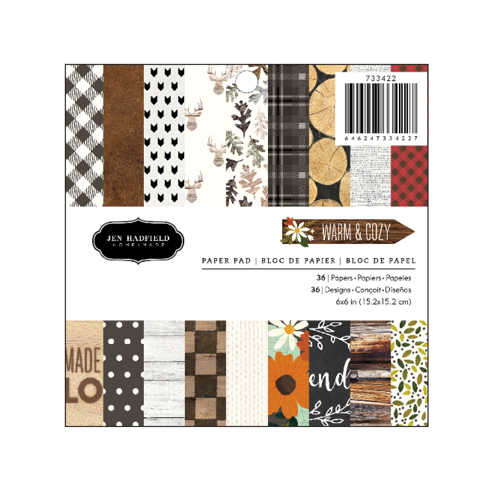 American Crafts • Warm & cosy paper pad 15,2x15,2cm