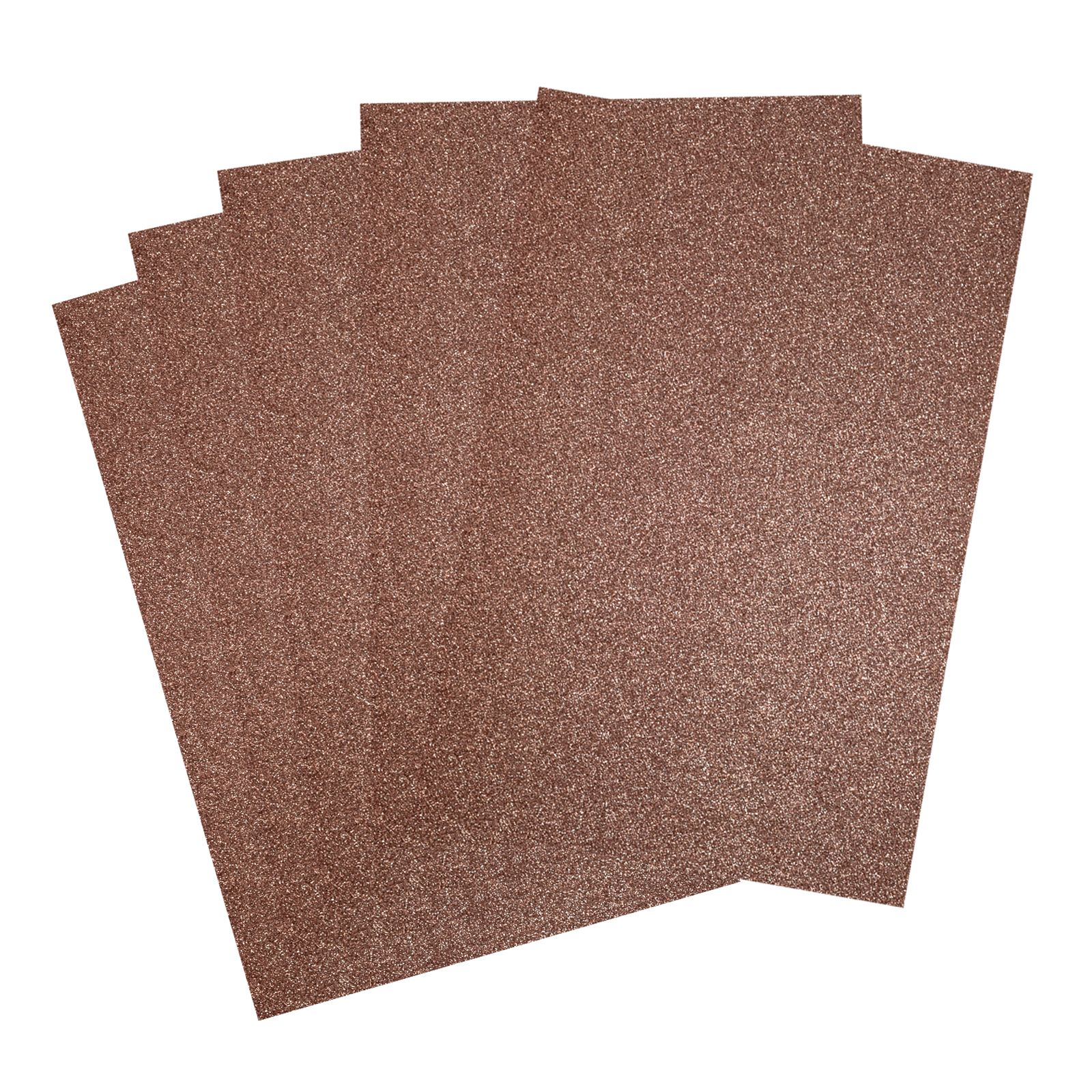 Florence • Glitter paper A4 5sheets 250g Brown