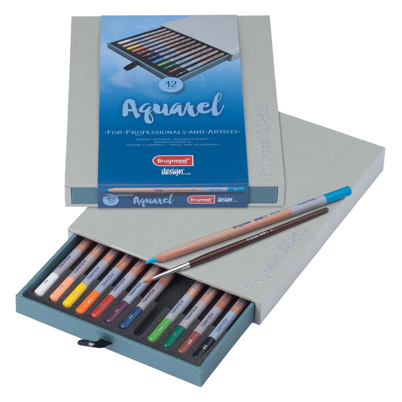 Bruynzeel • Aquarel pencils box 12pieces