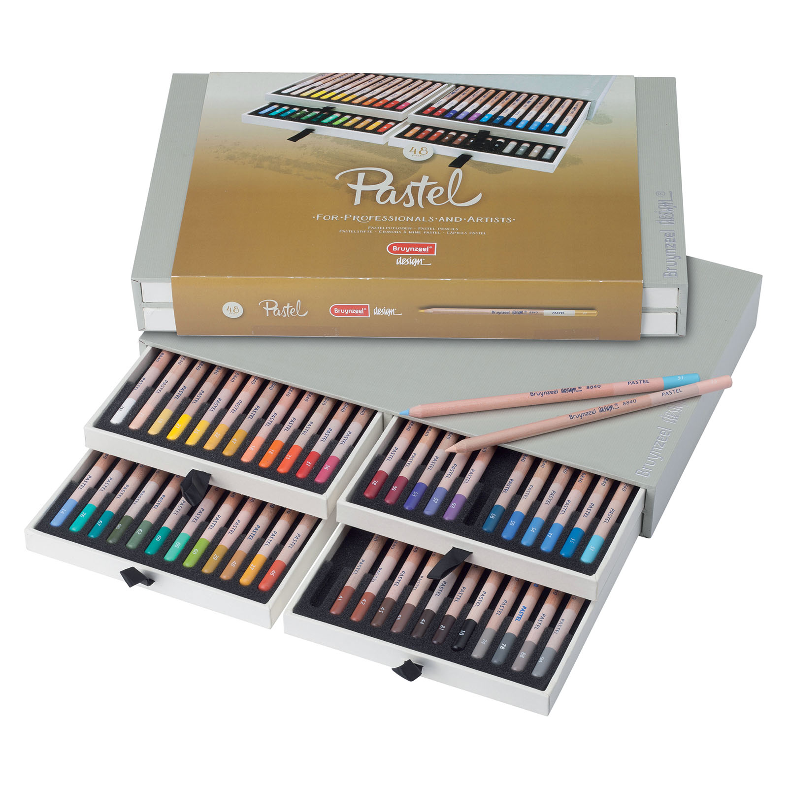 Bruynzeel • Entwerfen Sie eine pastellfarbene Bleistiftbox