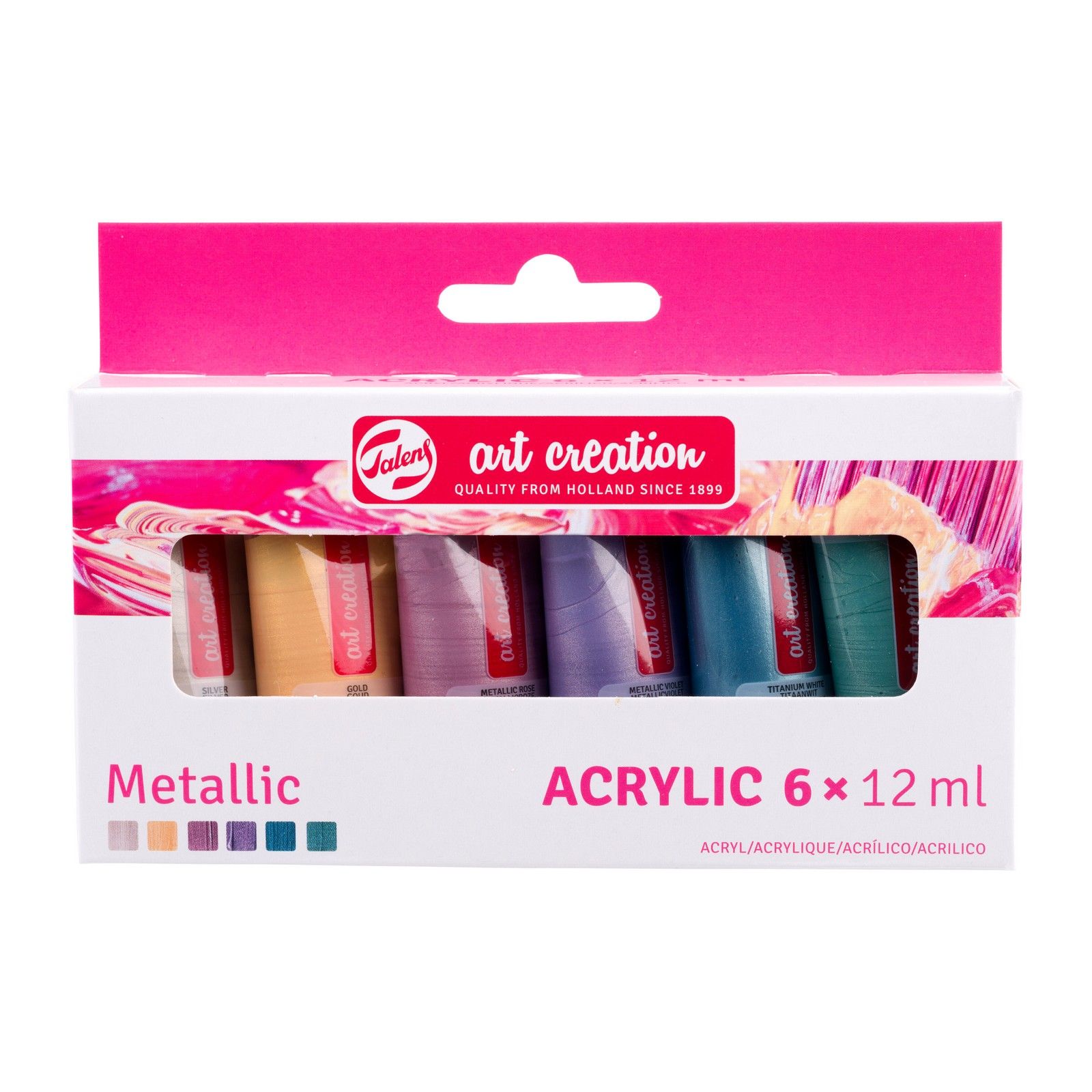 Talens Art Creation • Acrylverf Set Metallic 6 x 12ml
