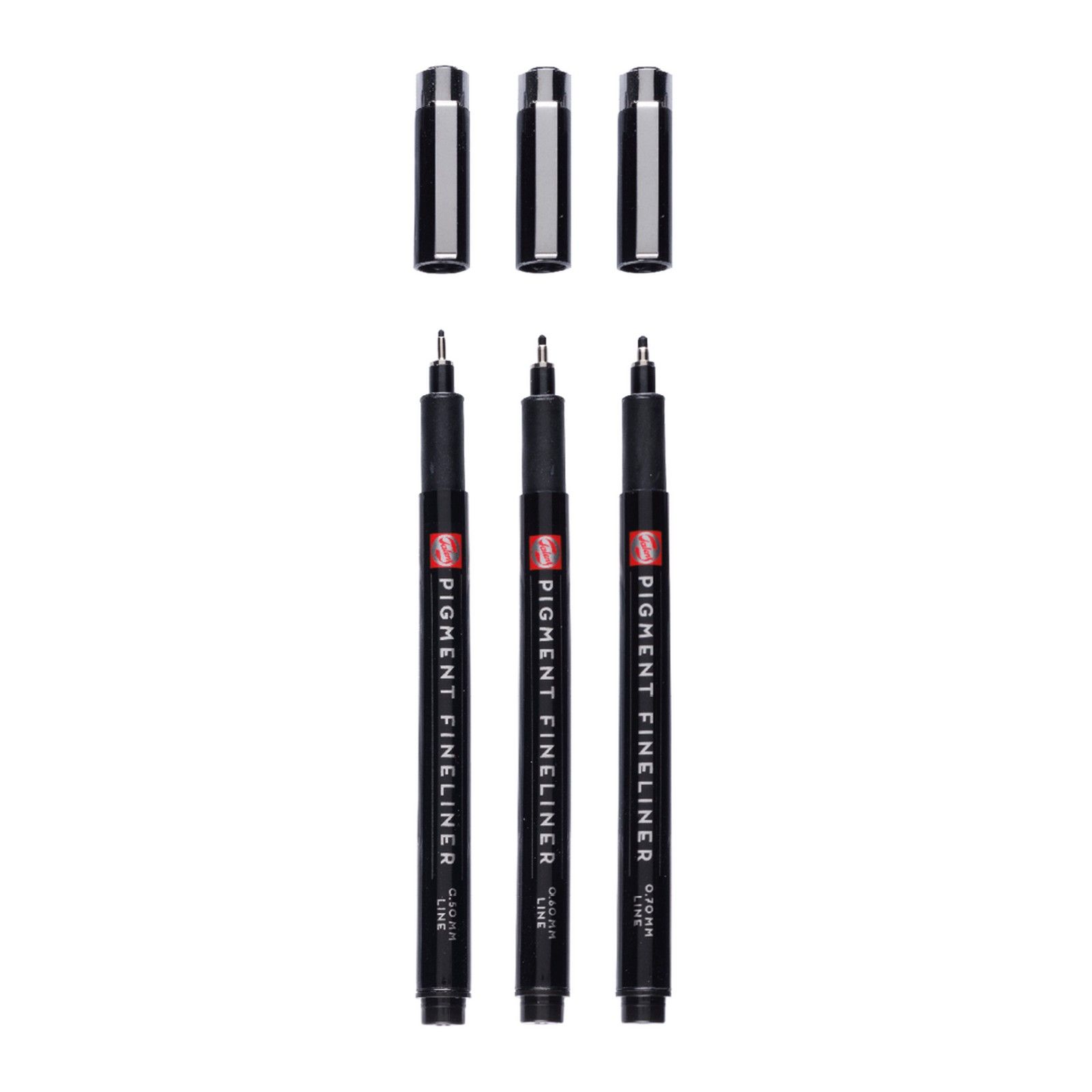 Talens • Pigment Fineliner Set Vet, 3 stuks