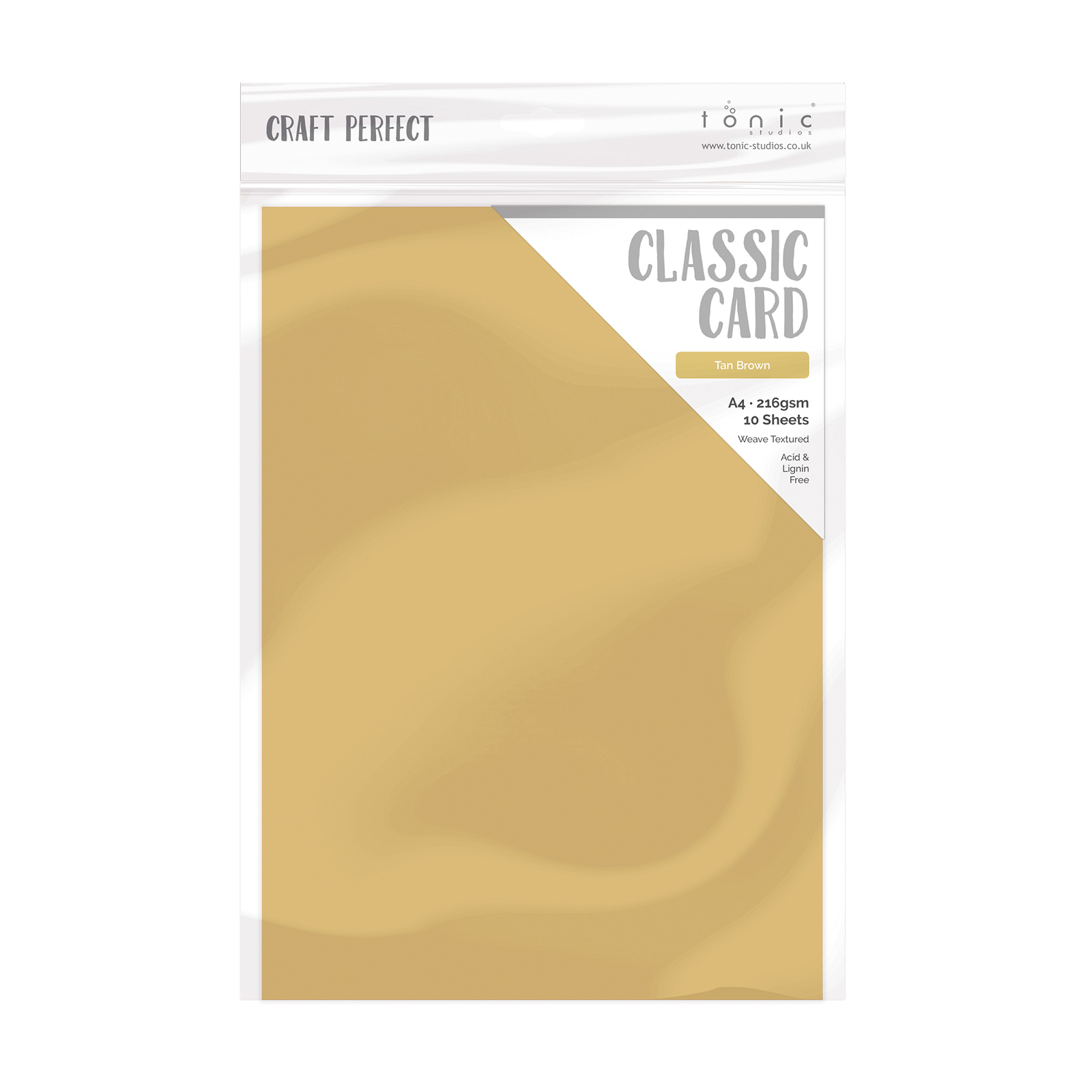 Craft Perfect • Klassieke kaart A4 10pcs Tan brown