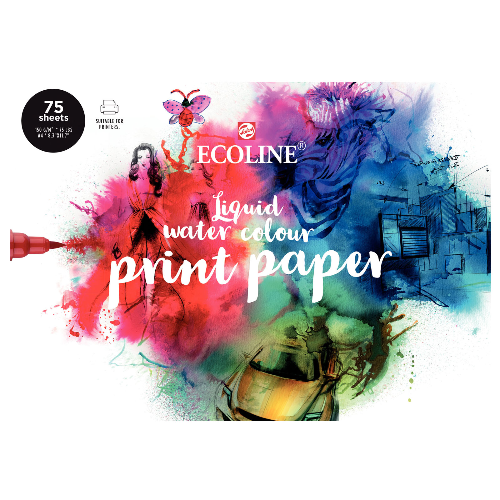 Ecoline • Aquarell-Druckerpapier A4