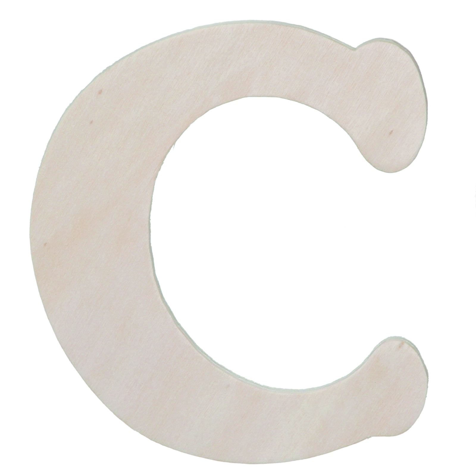 Darice • Uitgesneden houten letter C 10,8cmx5mm