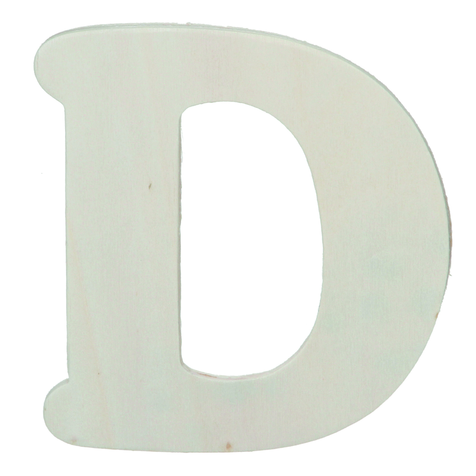 Darice • Uitgesneden houten letter D 10,8cmx5mm