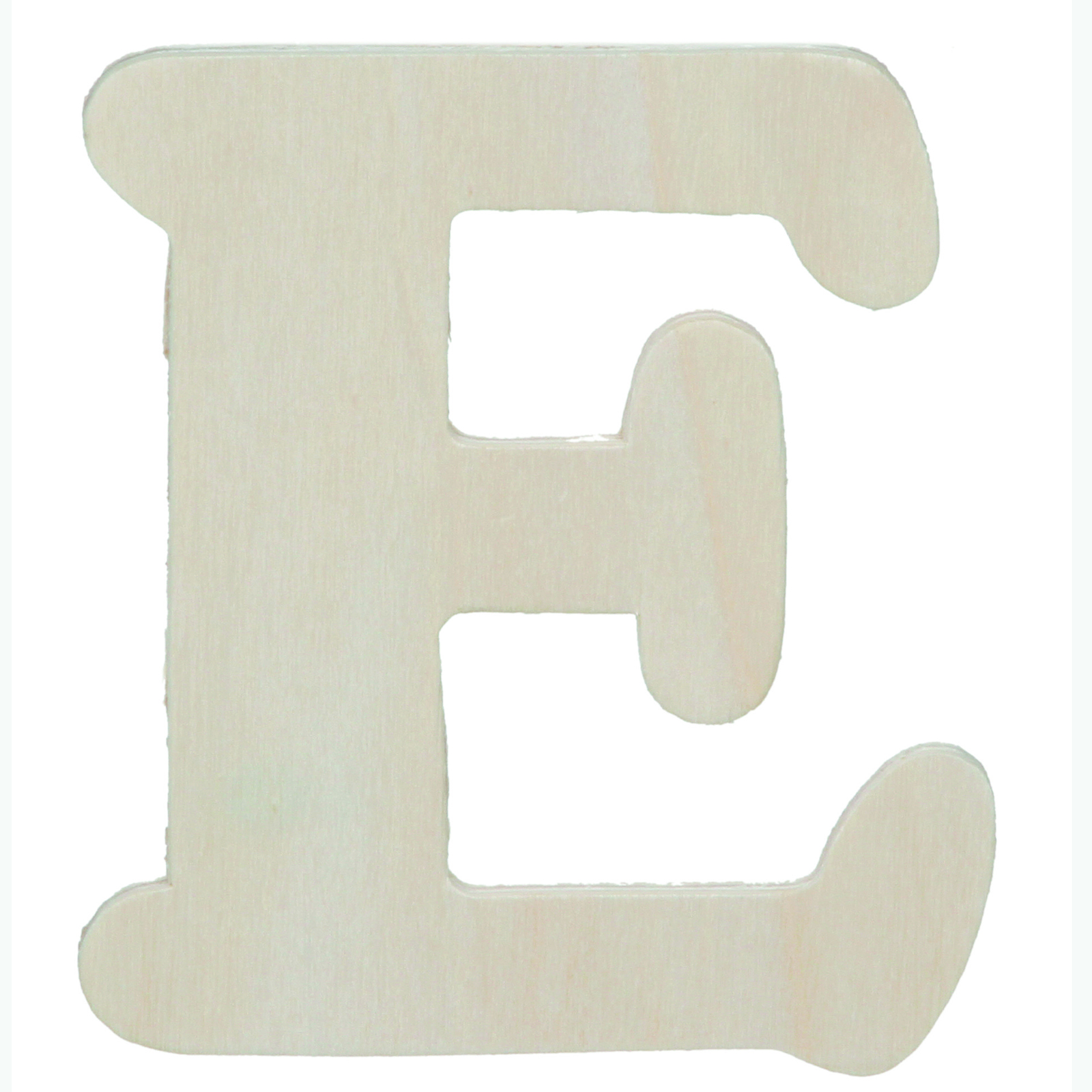 Darice • Wooden cut out letter E 10,8cmx5mm