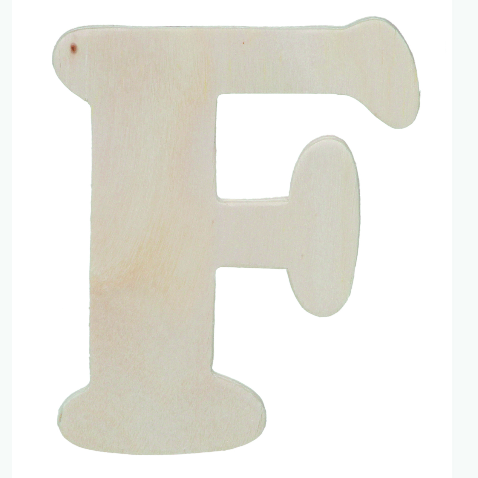 Darice • Uitgesneden houten letter F 10,8cmx5mm