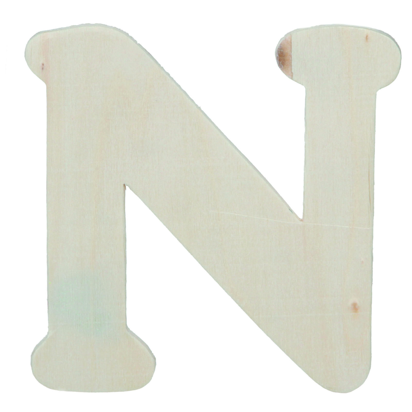 Darice • Wooden cut out letter N 10,8cmx5mm 