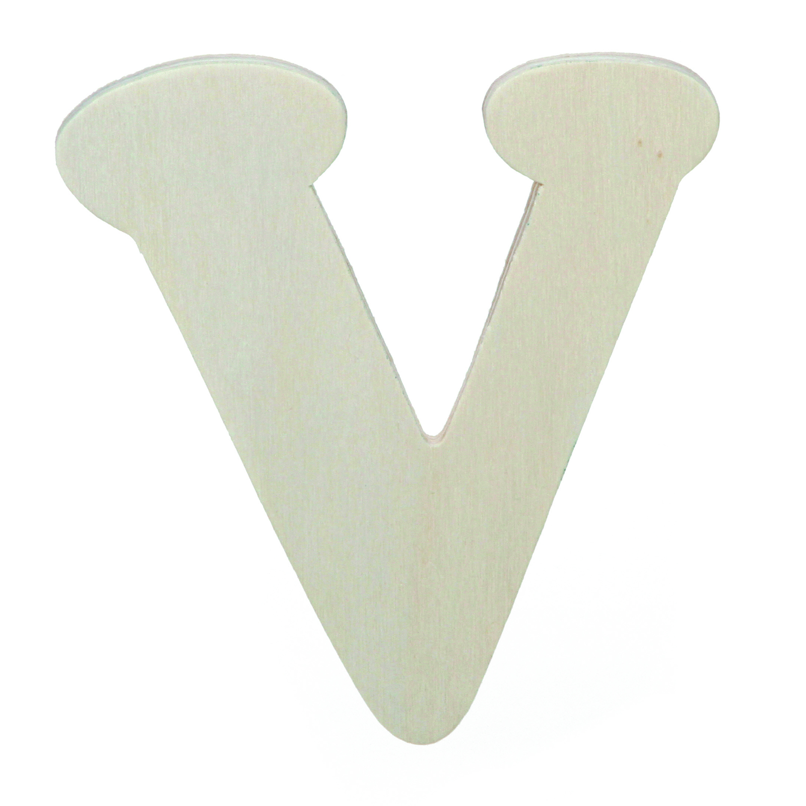 Darice • Uitgesneden houten letter V 10,8cmx5mm