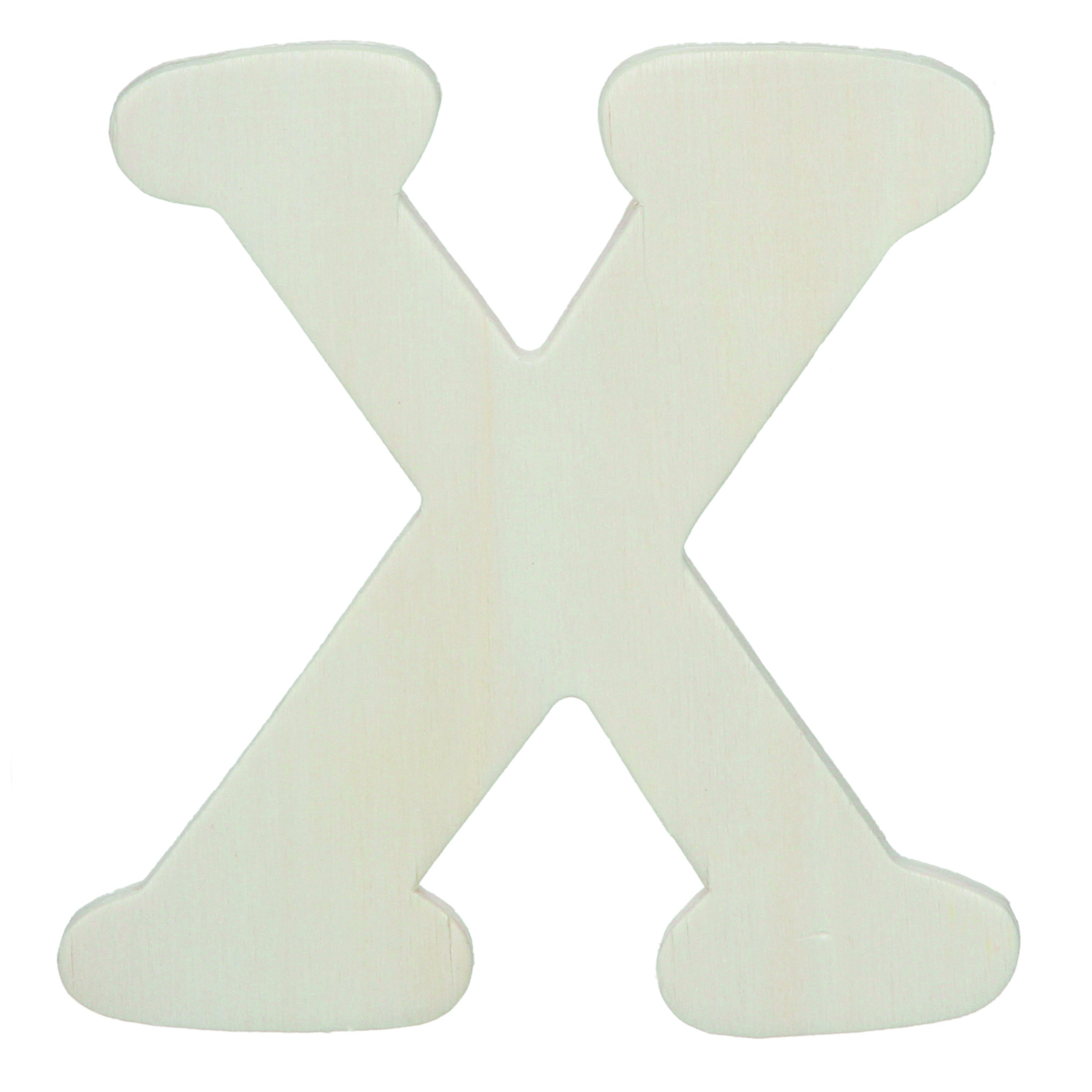 Darice • Uitgesneden houten letter X 10,8cmx5mm