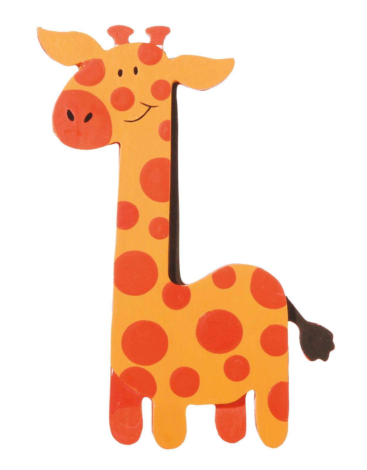 Darice • Figurines de bois peinte Girafe 