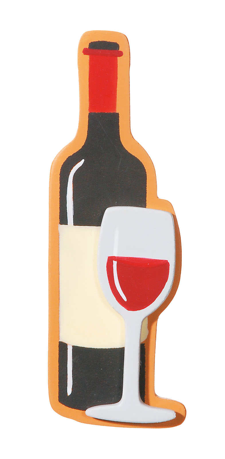 Darice • Painted wooden shape Wine 