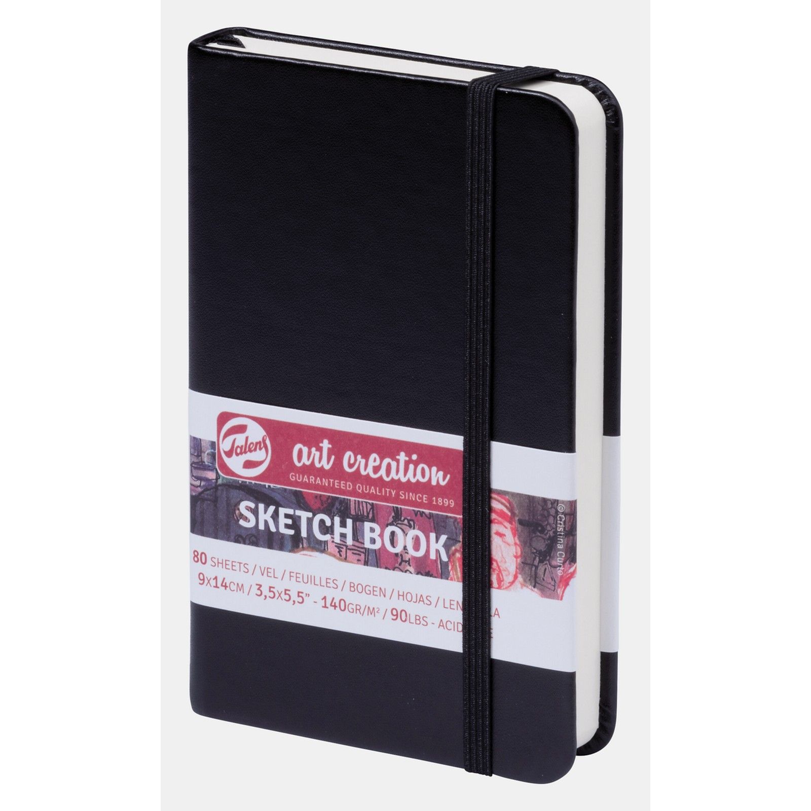 Talens Art Creation • Sketchbook Black 9x14cm