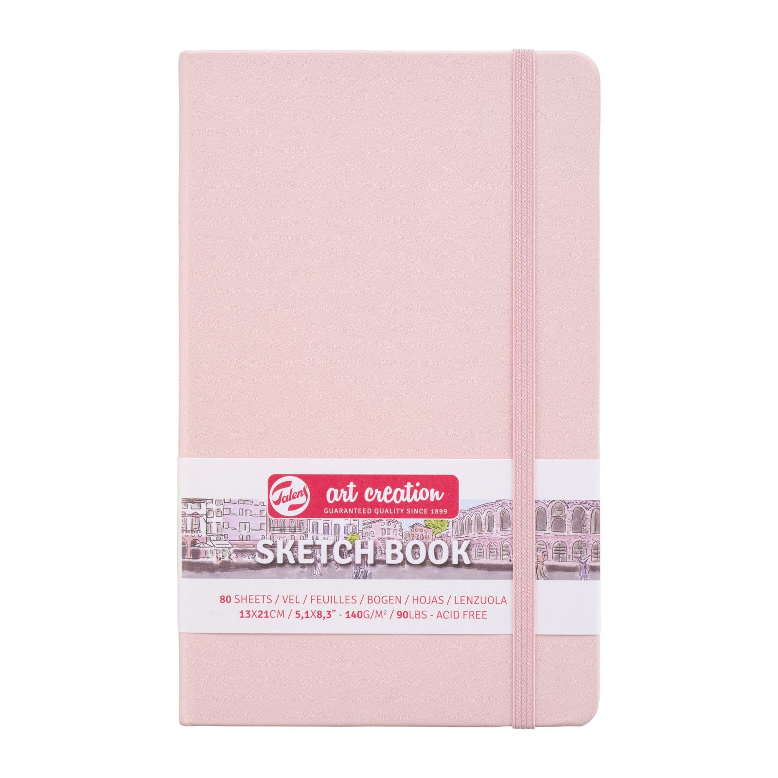 Talens Art Creation • Schetsboek Pastel Roze 13 x 21 cm 140 g 80 Vellen