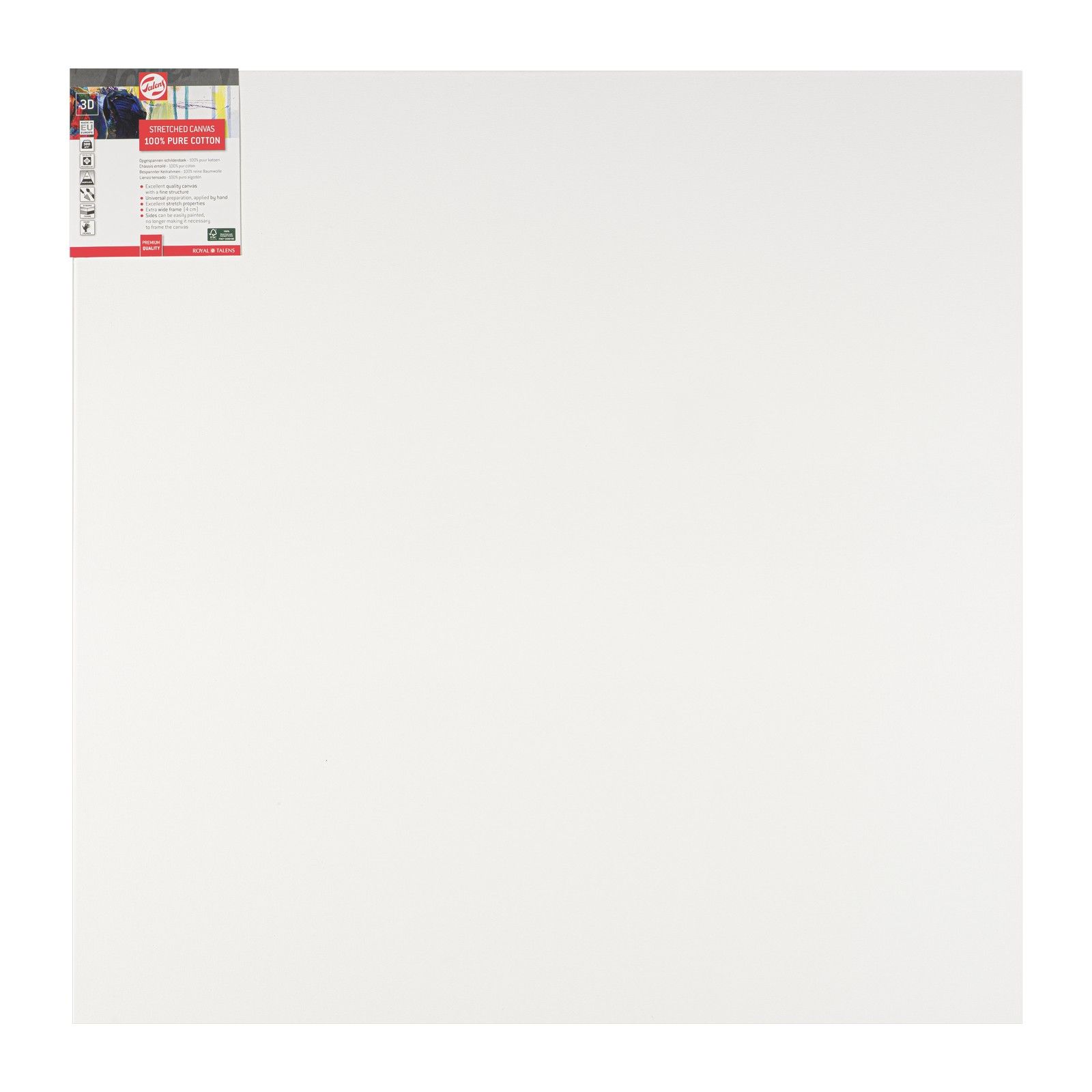 Talens • Schildersdoek Katoen 3D 90x90cm