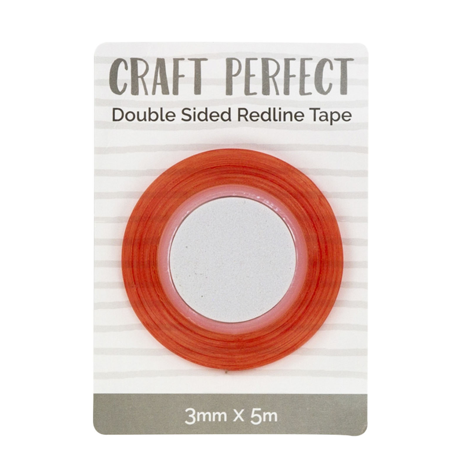 Craft Perfect • Dubbelzijdig Redline plakband 3mm
